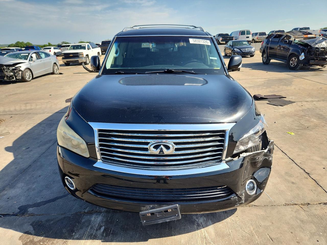 2011 Infiniti Qx56 Base Черный vin: JN8AZ2ND6B9701906