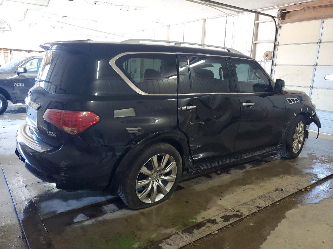 2012 Infiniti Qx56 Base Черный vin: JN8AZ2ND7C9716237