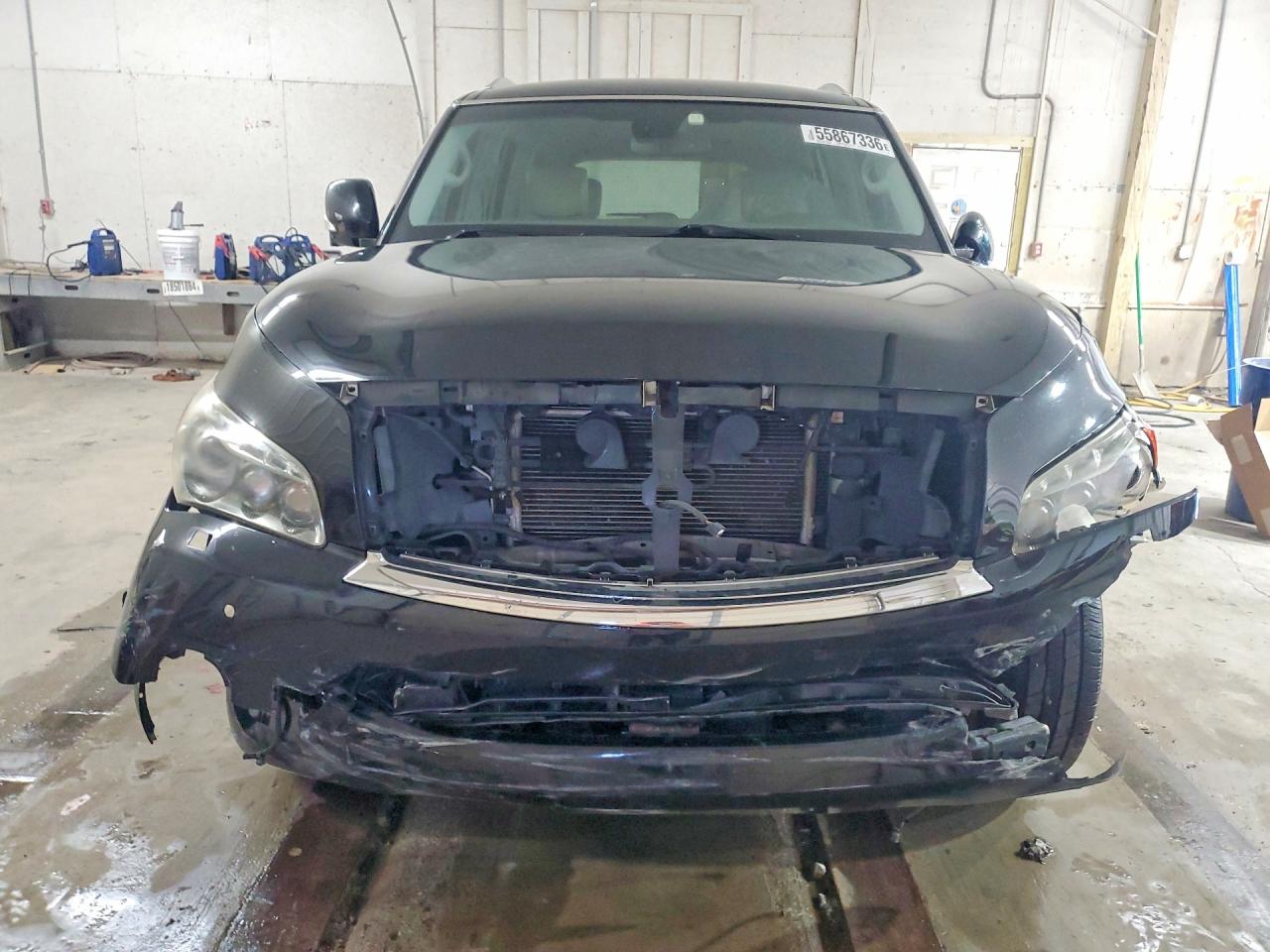 2012 Infiniti Qx56 Base Черный vin: JN8AZ2ND7C9716237