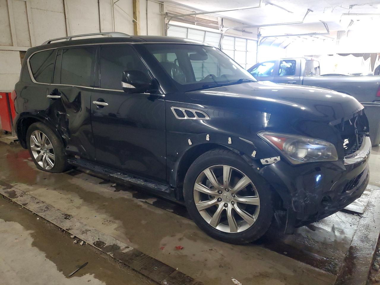 2012 Infiniti Qx56 Base Черный vin: JN8AZ2ND7C9716237