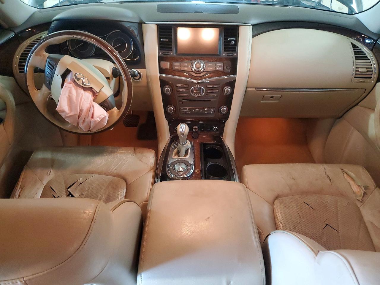 2012 Infiniti Qx56 Base Черный vin: JN8AZ2ND7C9716237