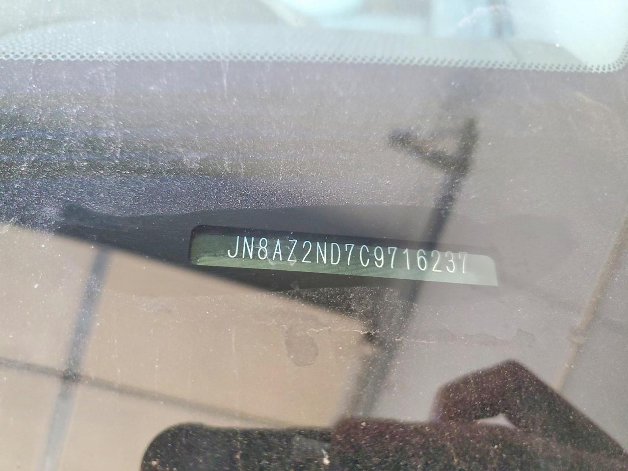 2012 Infiniti Qx56 Base Черный vin: JN8AZ2ND7C9716237