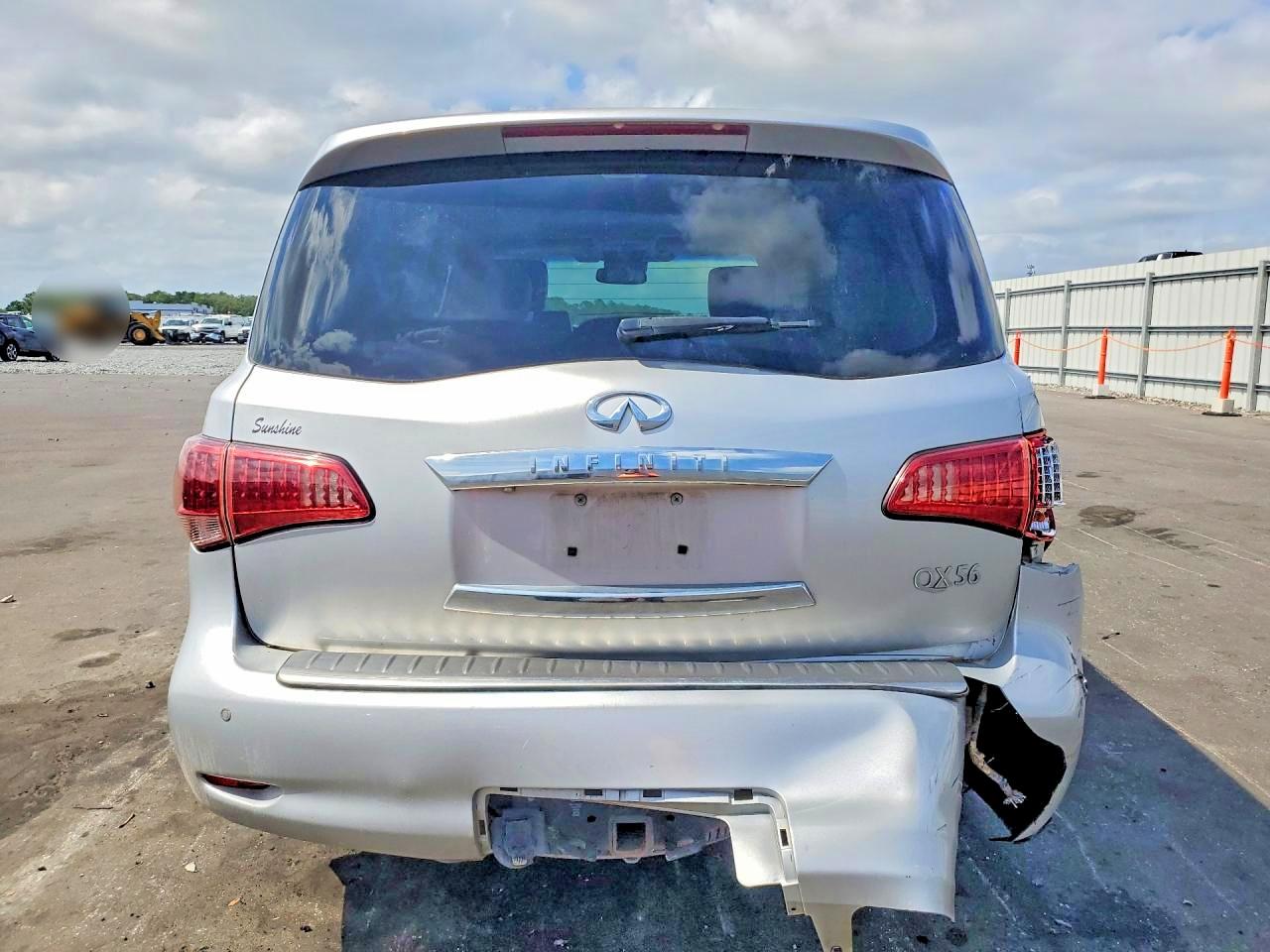 2012 Infiniti Qx56 Base Silver vin: JN8AZ2ND7C9716576