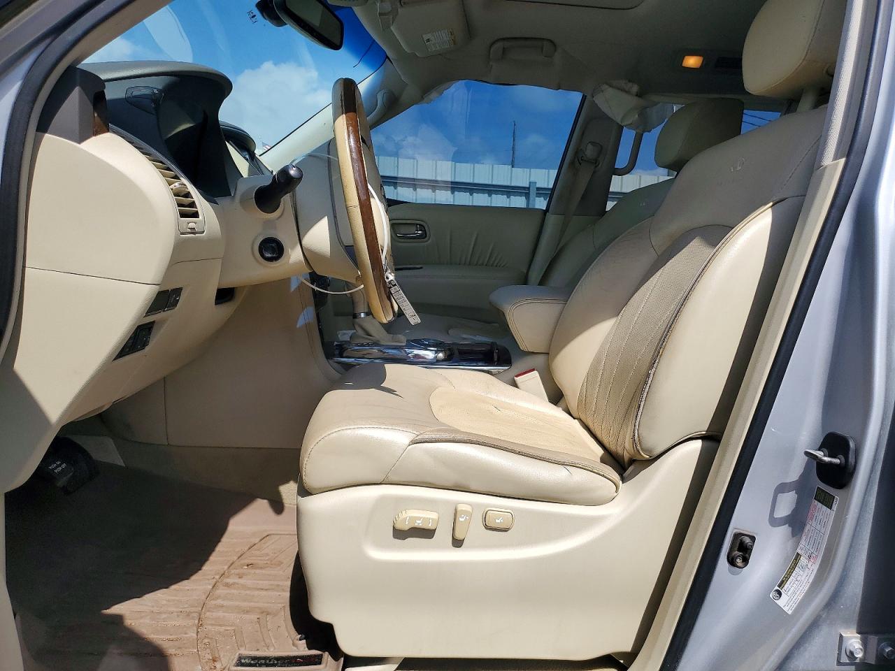 2012 Infiniti Qx56 Base Silver vin: JN8AZ2ND7C9716576