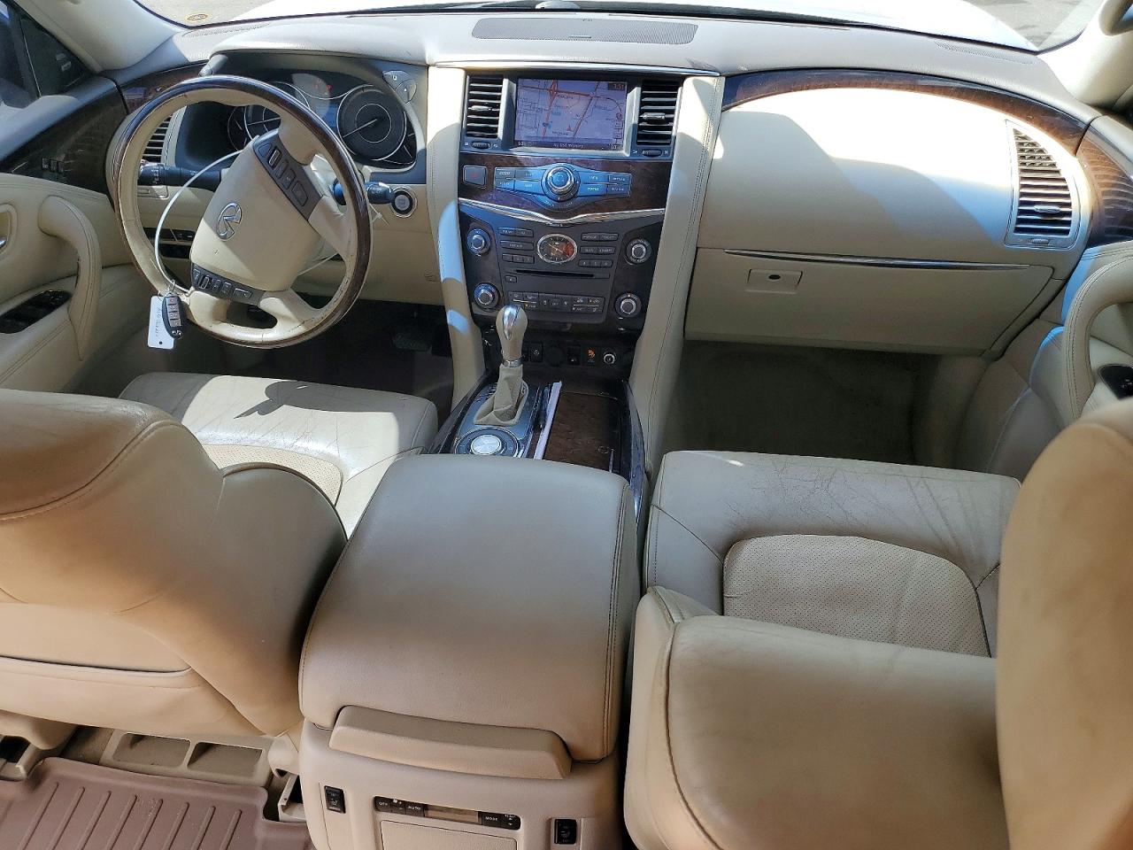 2012 Infiniti Qx56 Base Silver vin: JN8AZ2ND7C9716576