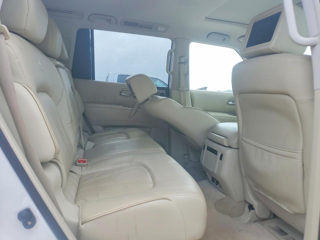 2013 Infiniti Qx56 Base White vin: JN8AZ2ND7D9730222
