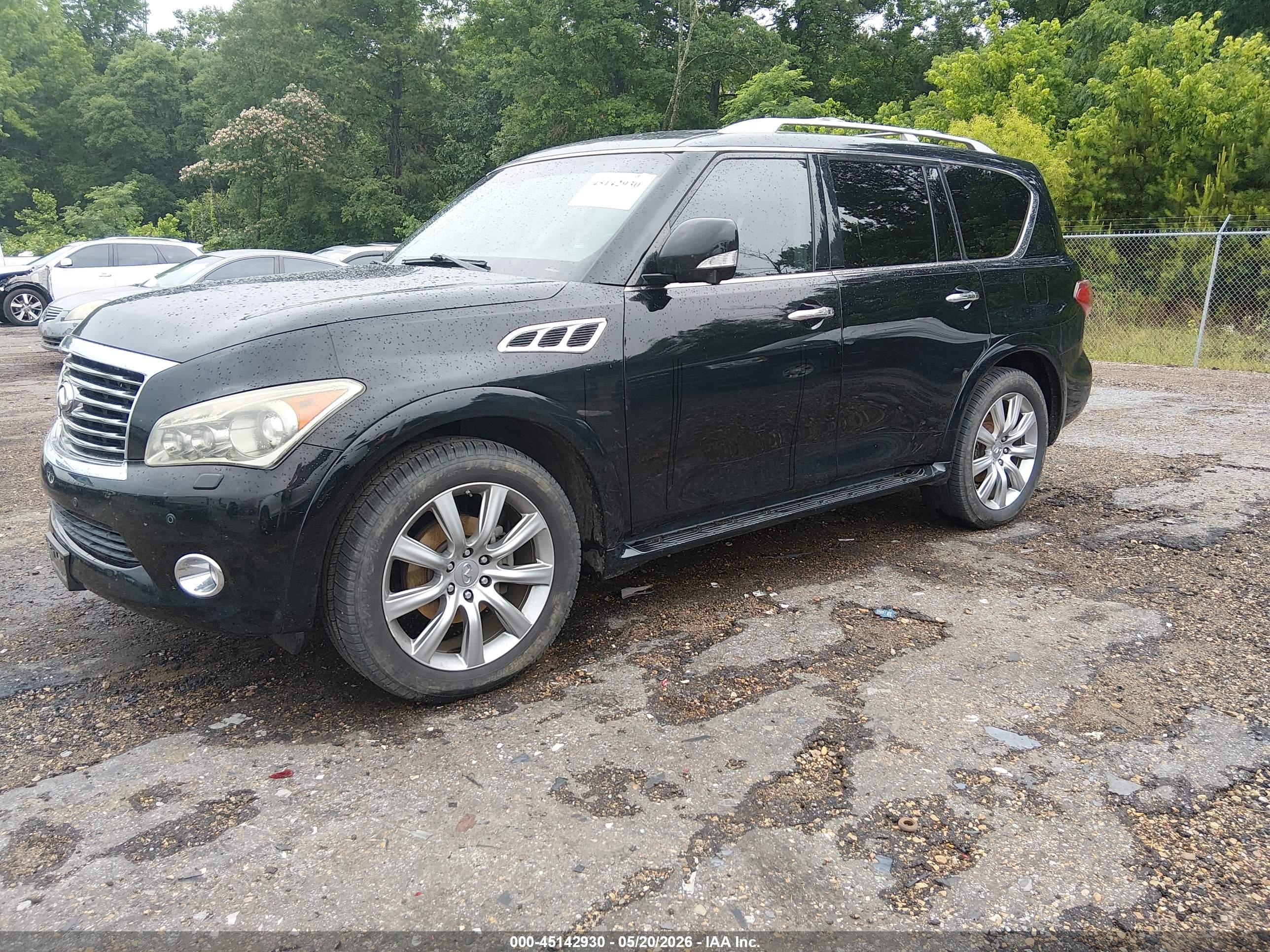 2013 Infiniti Qx56   Black vin: JN8AZ2ND7D9750146