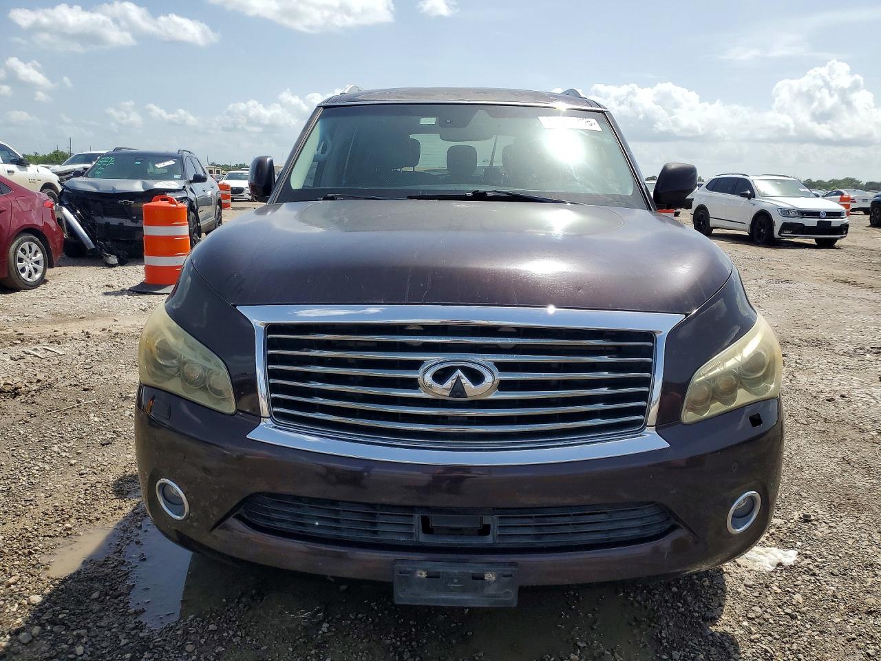 2013 Infiniti Qx56 Base Purple vin: JN8AZ2ND8D9730214