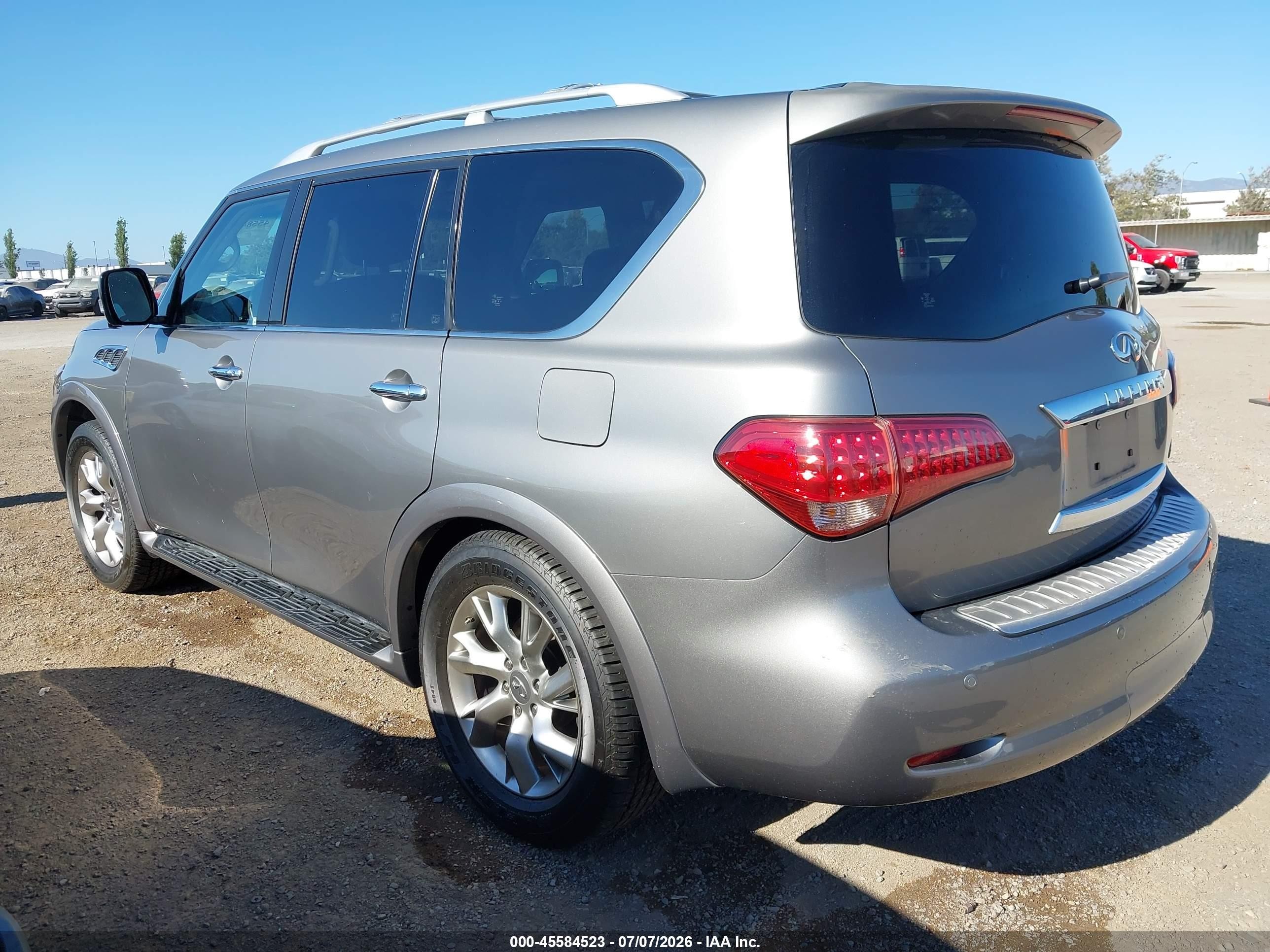 2013 Infiniti Qx56   Gray vin: JN8AZ2ND8D9750155