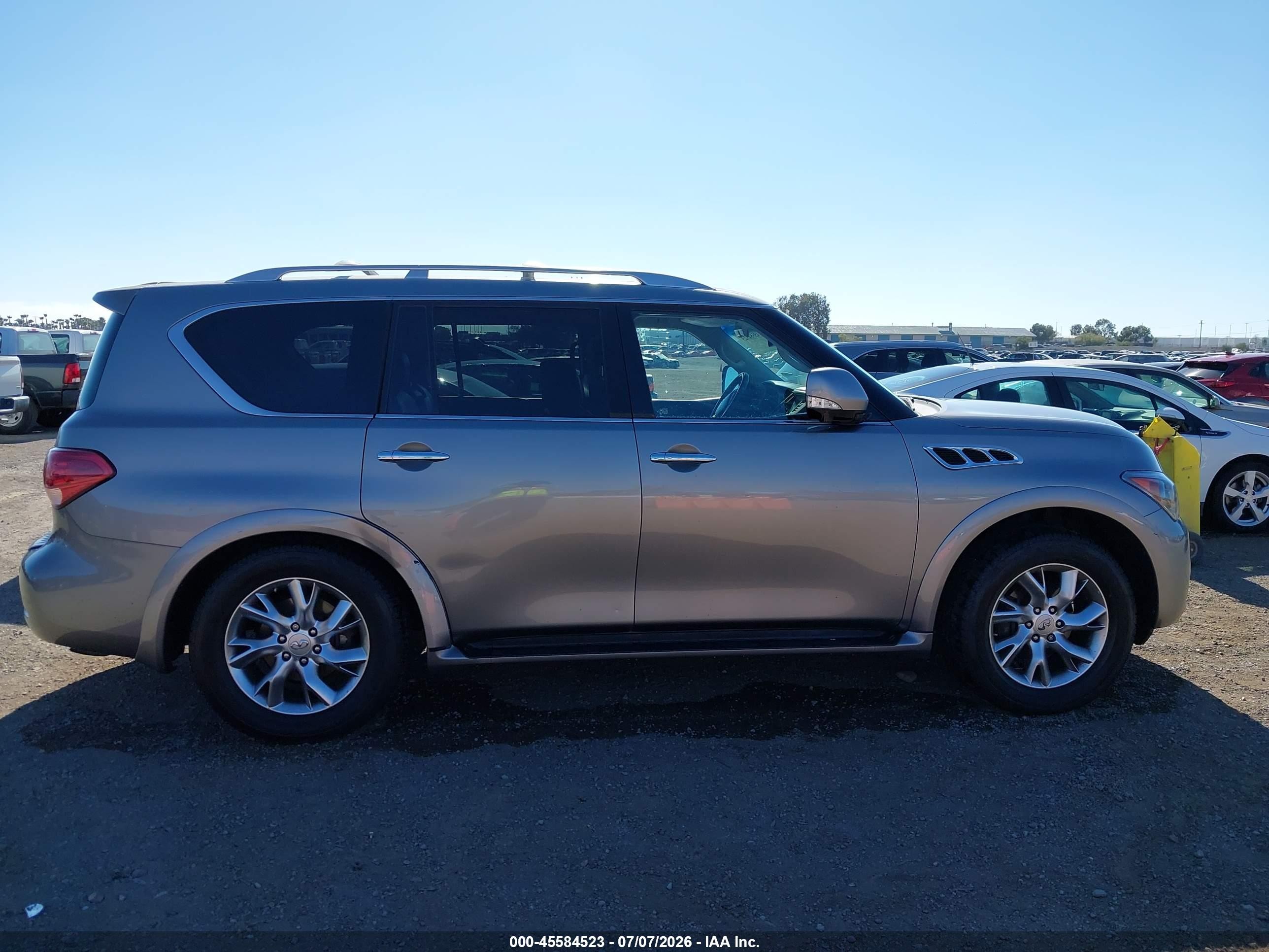 2013 Infiniti Qx56   Gray vin: JN8AZ2ND8D9750155