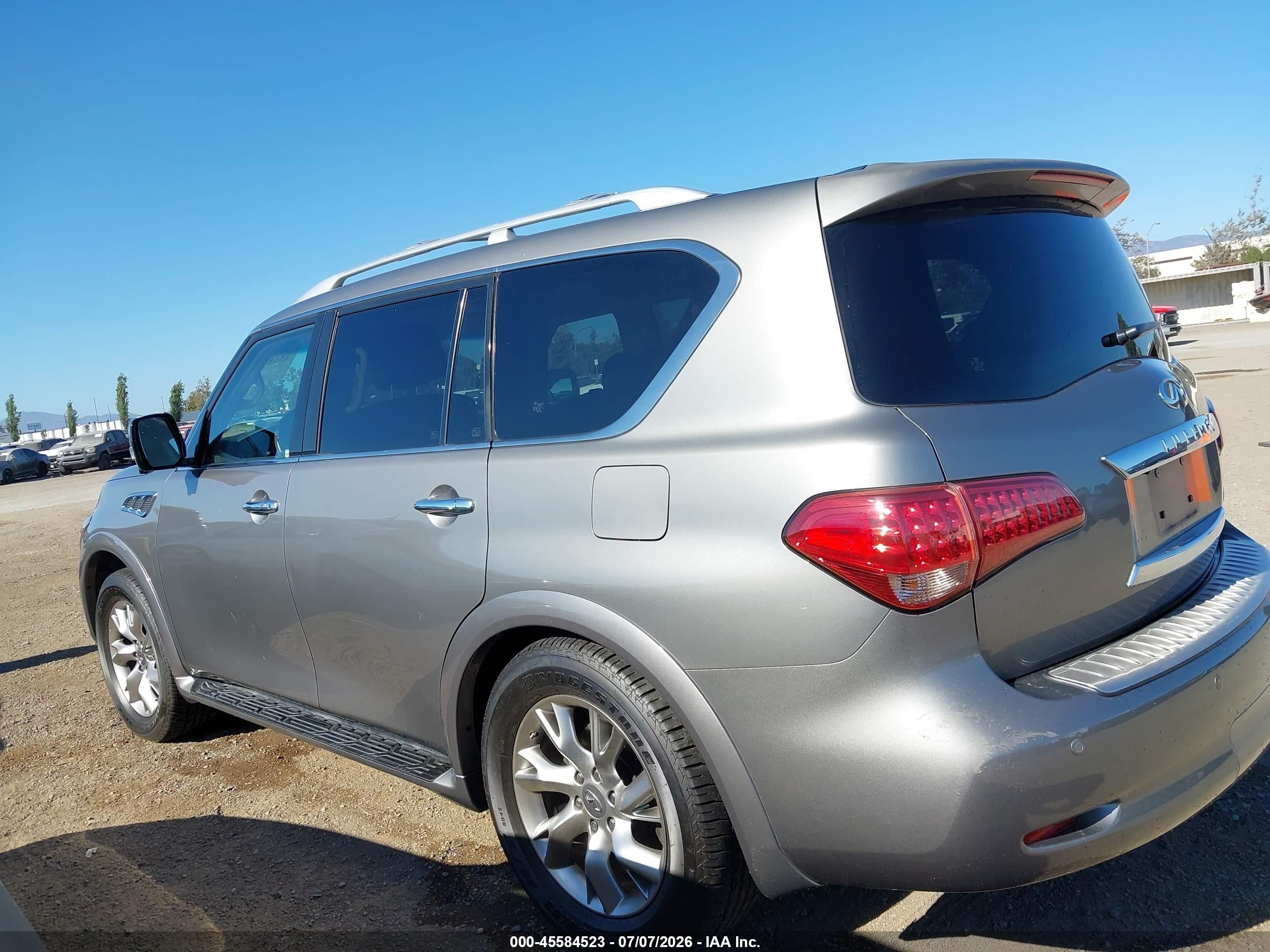 2013 Infiniti Qx56   Gray vin: JN8AZ2ND8D9750155