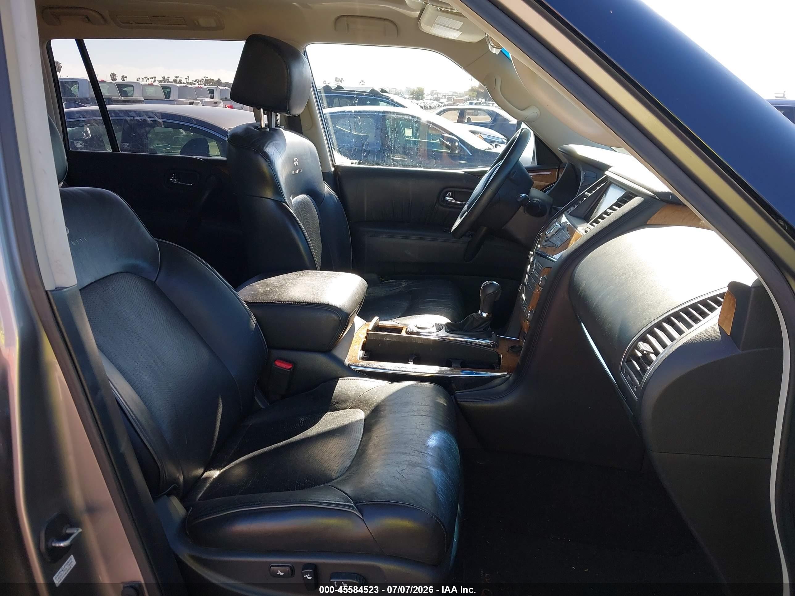 2013 Infiniti Qx56   Gray vin: JN8AZ2ND8D9750155