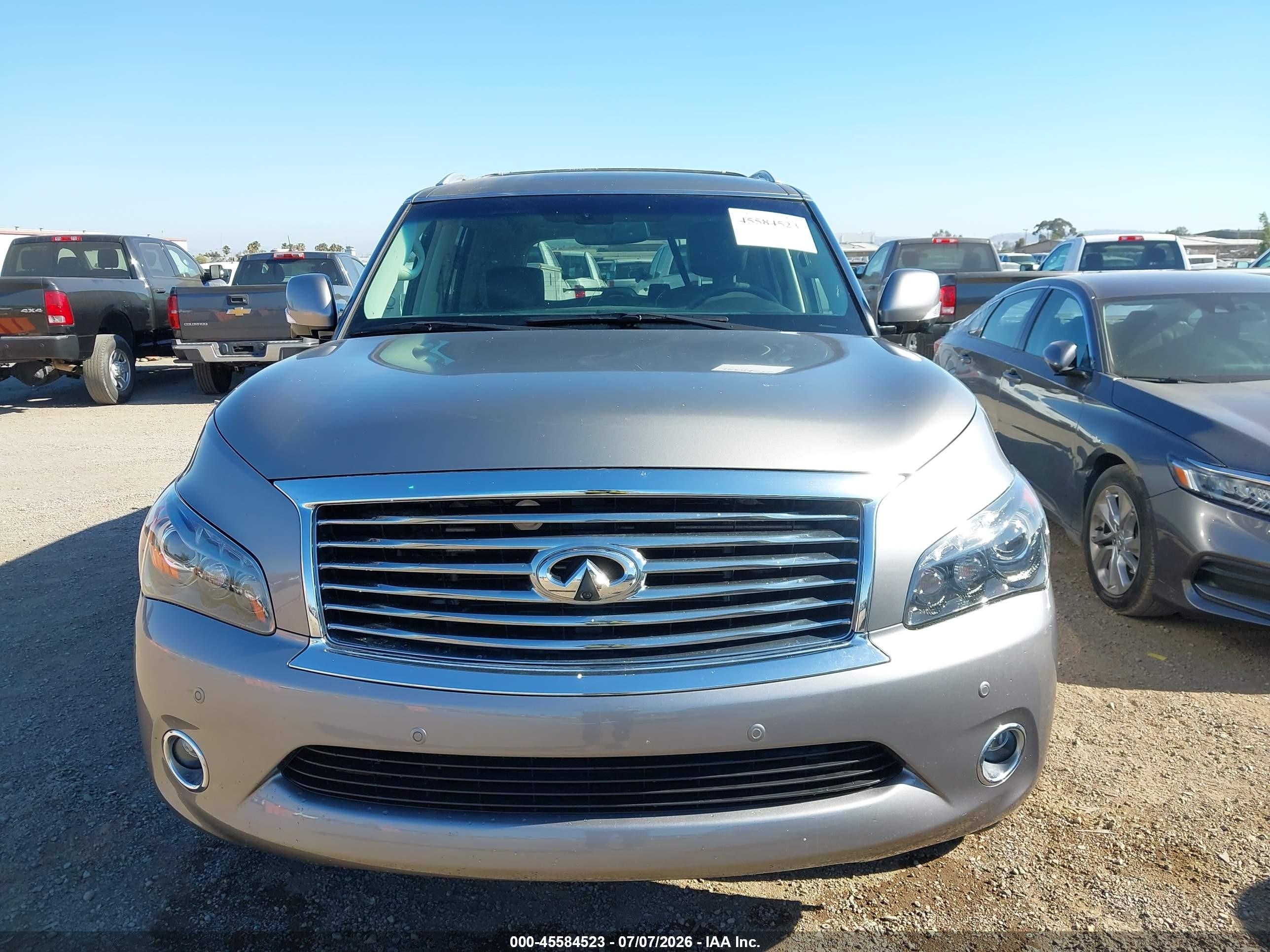 2013 Infiniti Qx56   Gray vin: JN8AZ2ND8D9750155