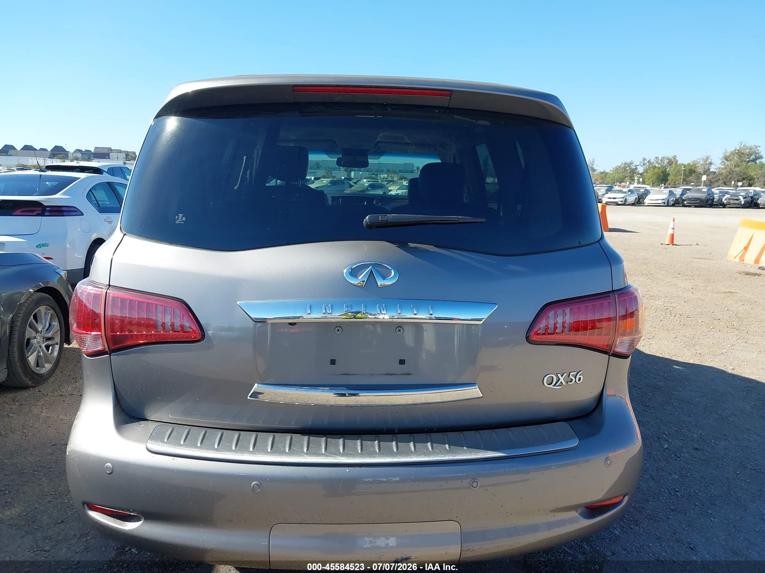 2013 Infiniti Qx56   Gray vin: JN8AZ2ND8D9750155