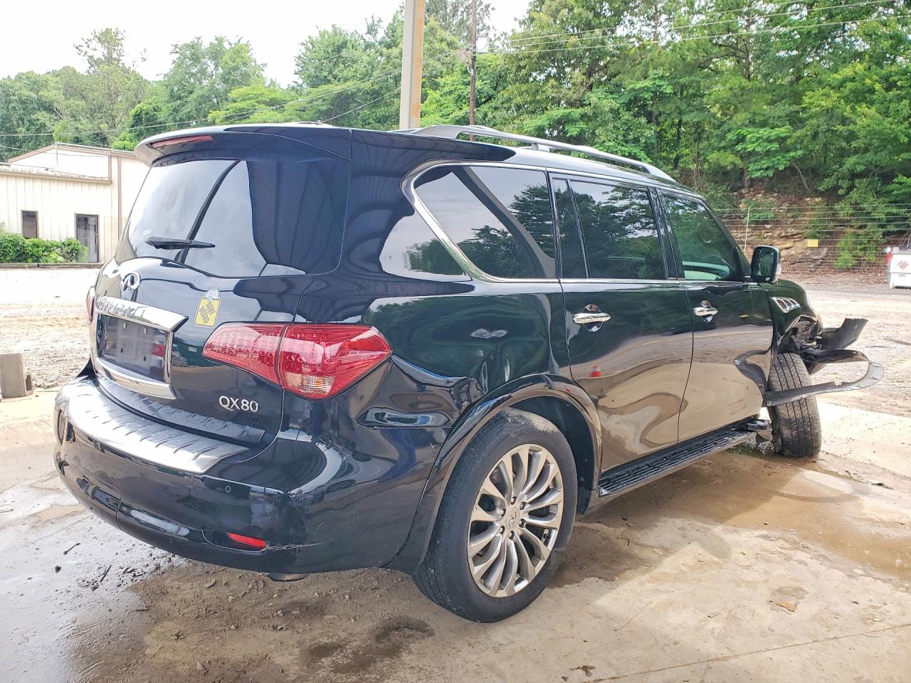 2015 Infiniti Qx80 Base Black vin: JN8AZ2ND8F9770974