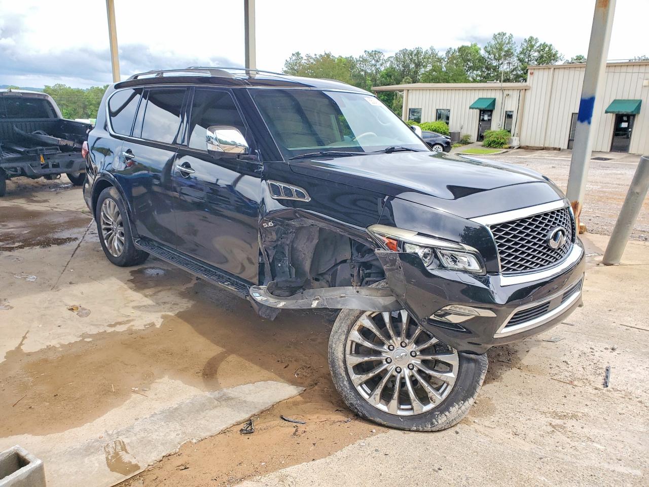 2015 Infiniti Qx80 Base Black vin: JN8AZ2ND8F9770974