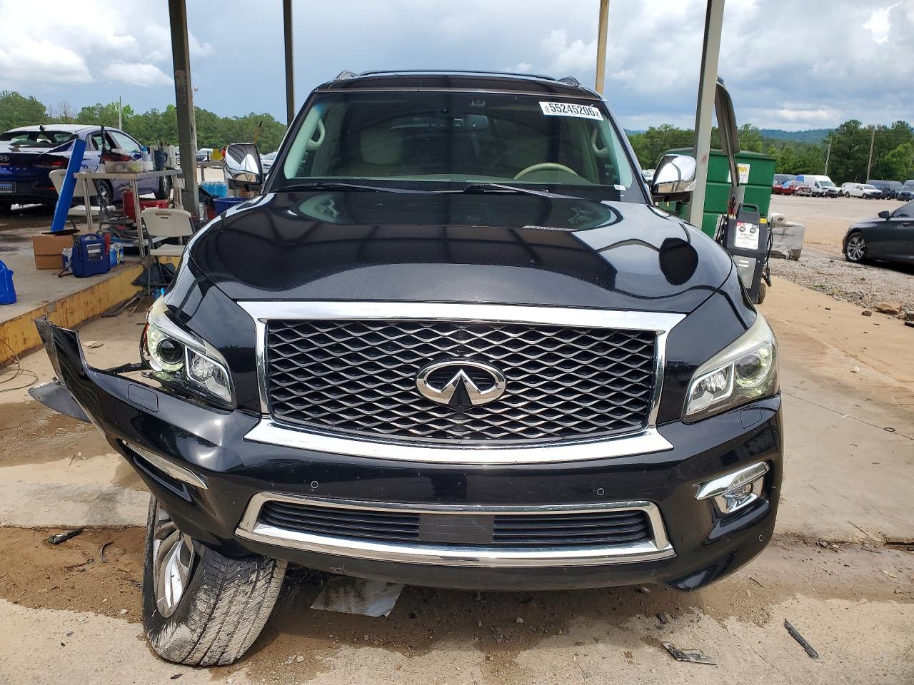 2015 Infiniti Qx80 Base Black vin: JN8AZ2ND8F9770974