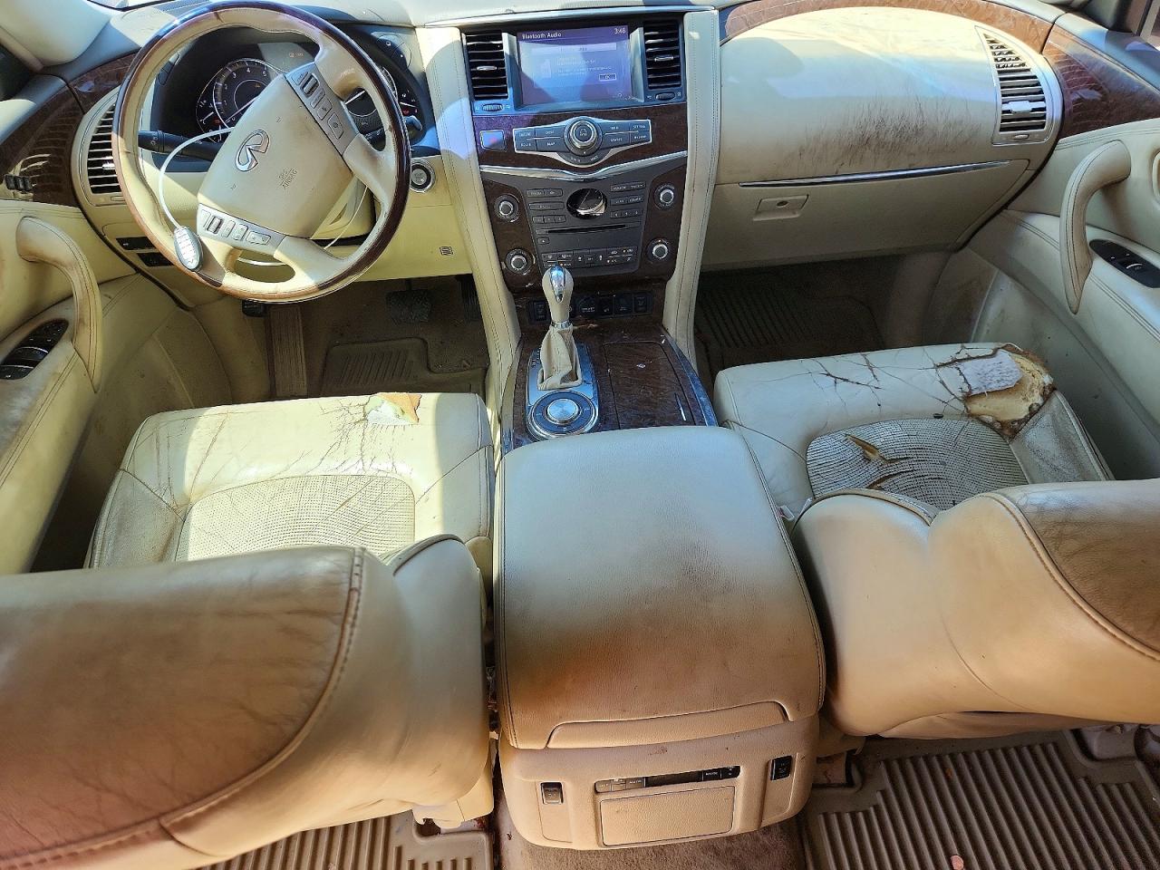 2015 Infiniti Qx80 Base Maroon vin: JN8AZ2ND9F9770336