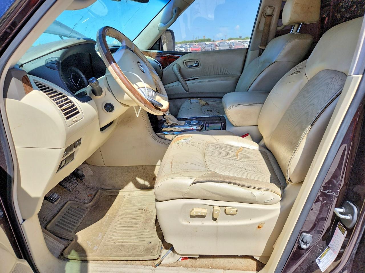 2015 Infiniti Qx80 Base Maroon vin: JN8AZ2ND9F9770336