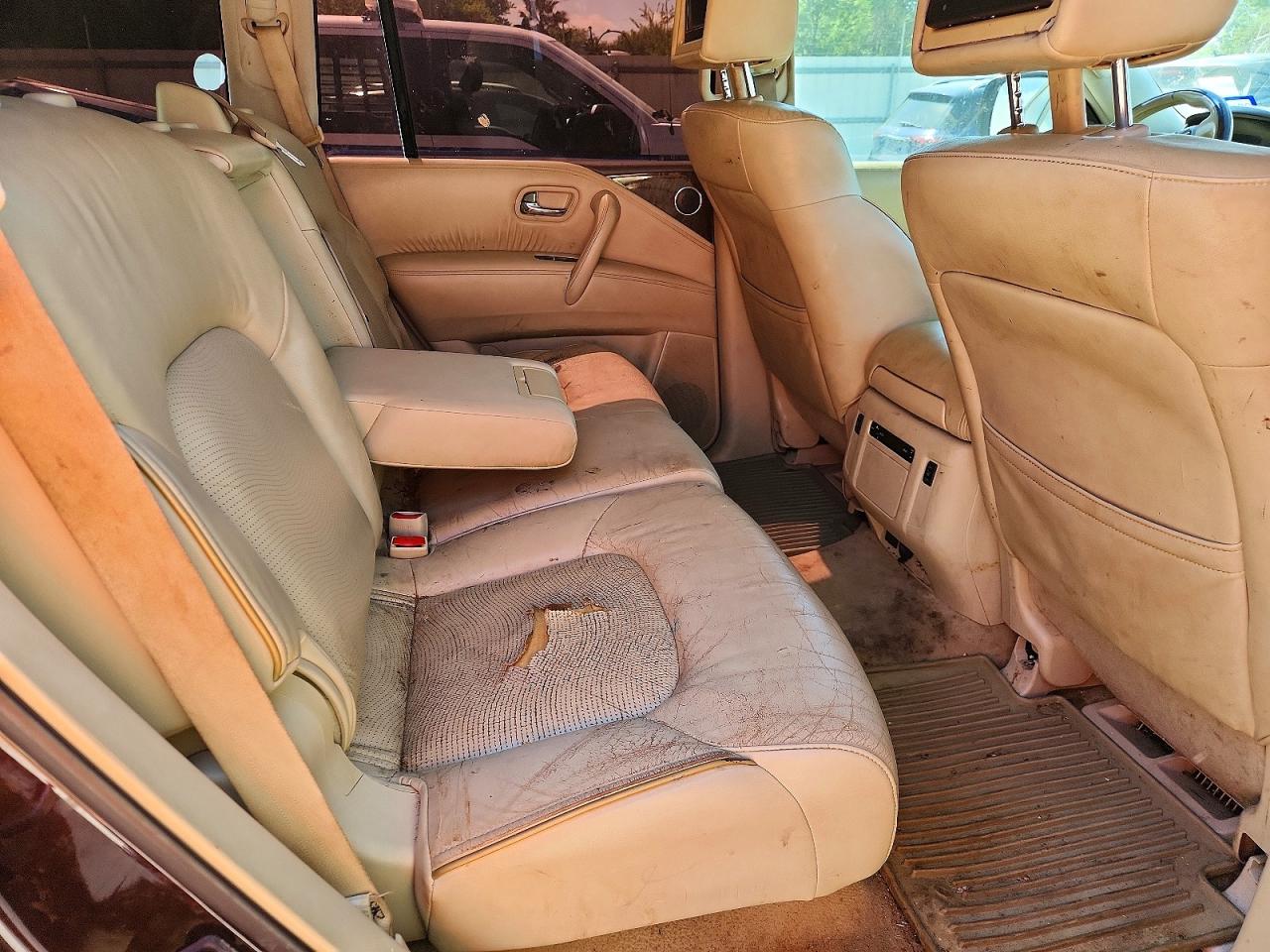 2015 Infiniti Qx80 Base Maroon vin: JN8AZ2ND9F9770336