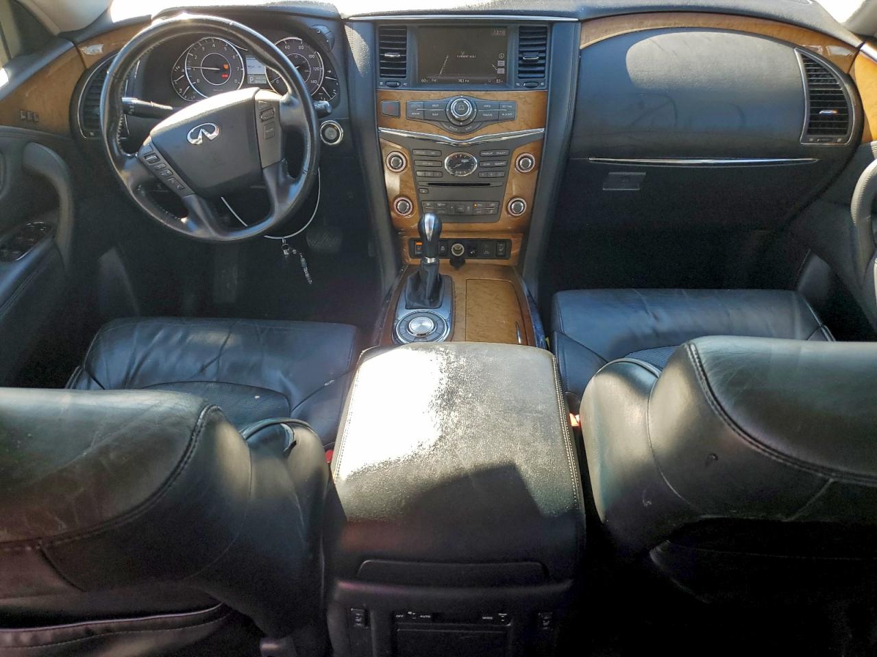 2012 Infiniti Qx56 Silver vin: JN8AZ2NDXC9715146