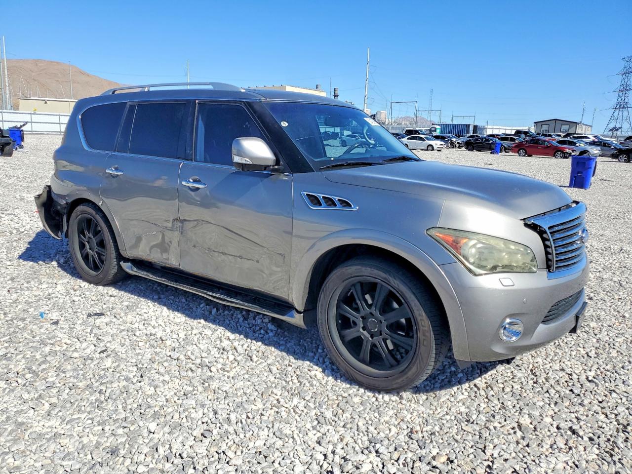 2012 Infiniti Qx56 Base Gray vin: JN8AZ2NDXC9715177