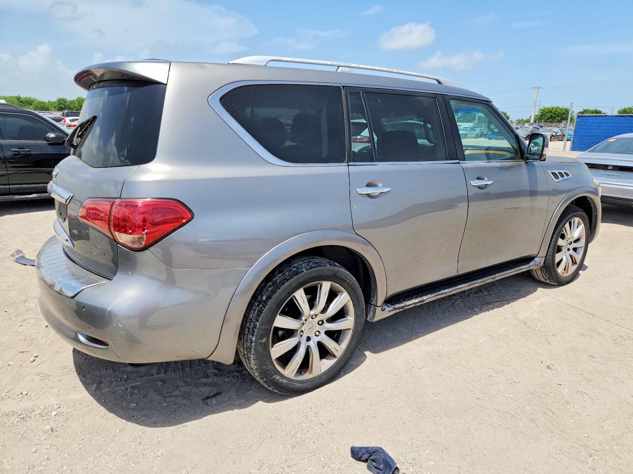 2012 Infiniti Qx56 Base Gray vin: JN8AZ2NDXC9715955