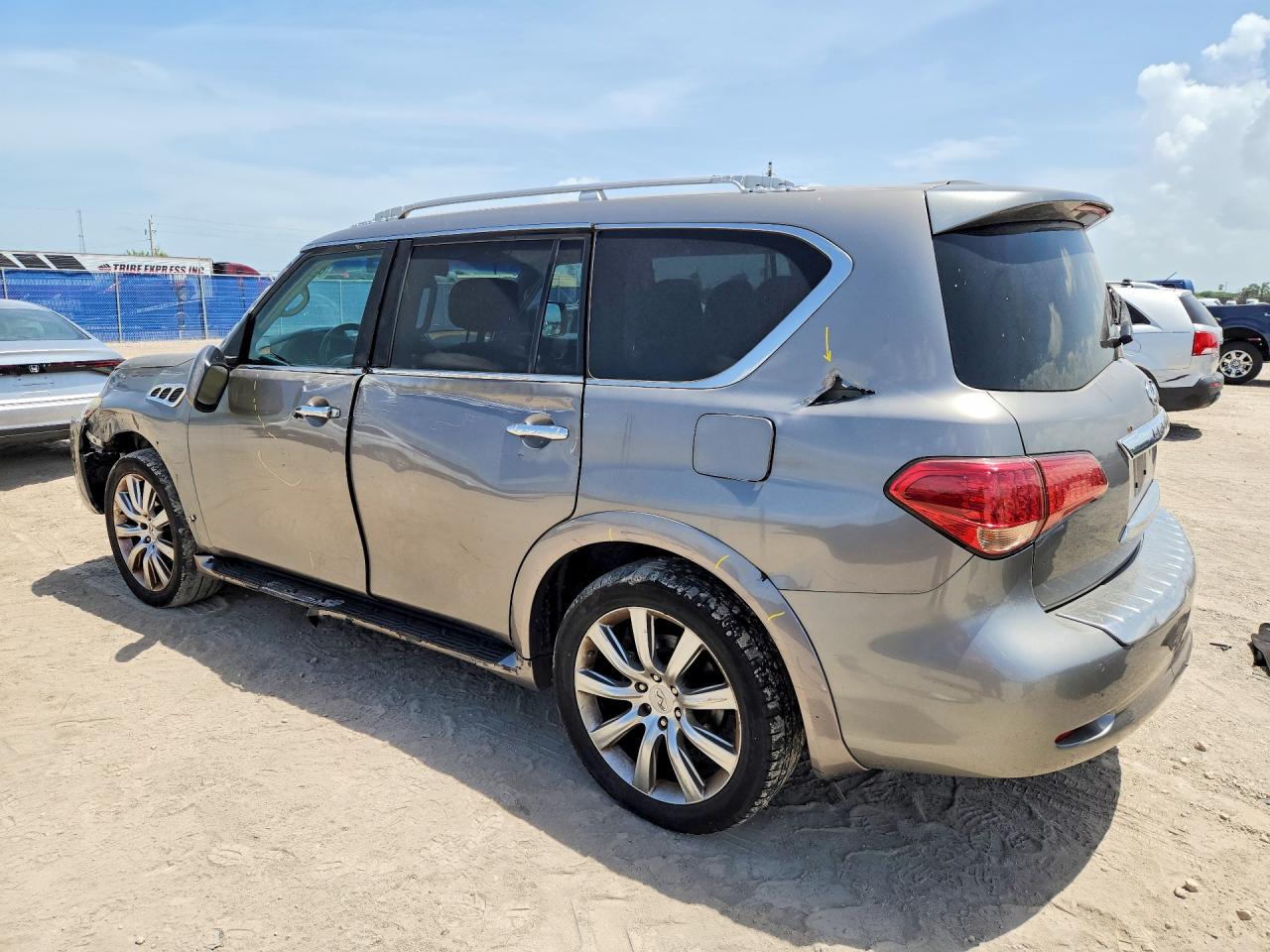 2012 Infiniti Qx56 Base Gray vin: JN8AZ2NDXC9715955