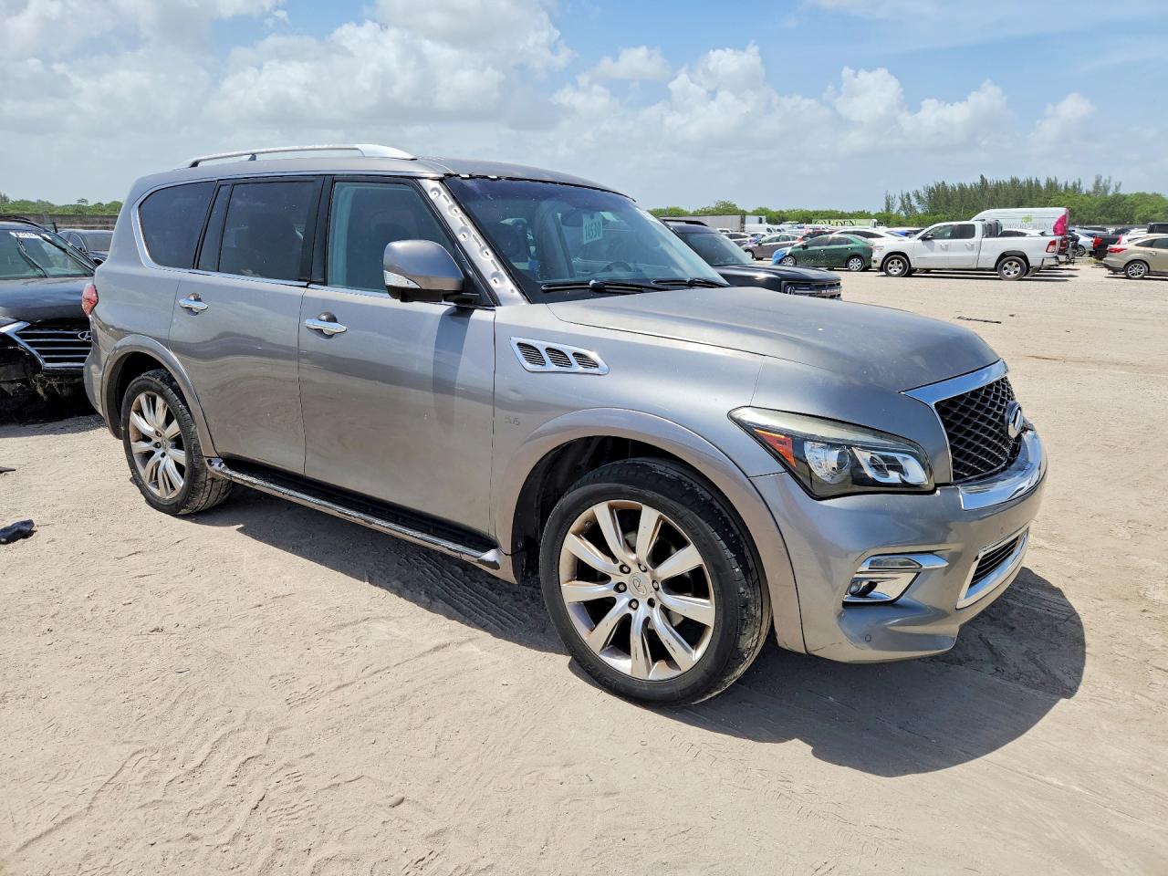 2012 Infiniti Qx56 Base Gray vin: JN8AZ2NDXC9715955