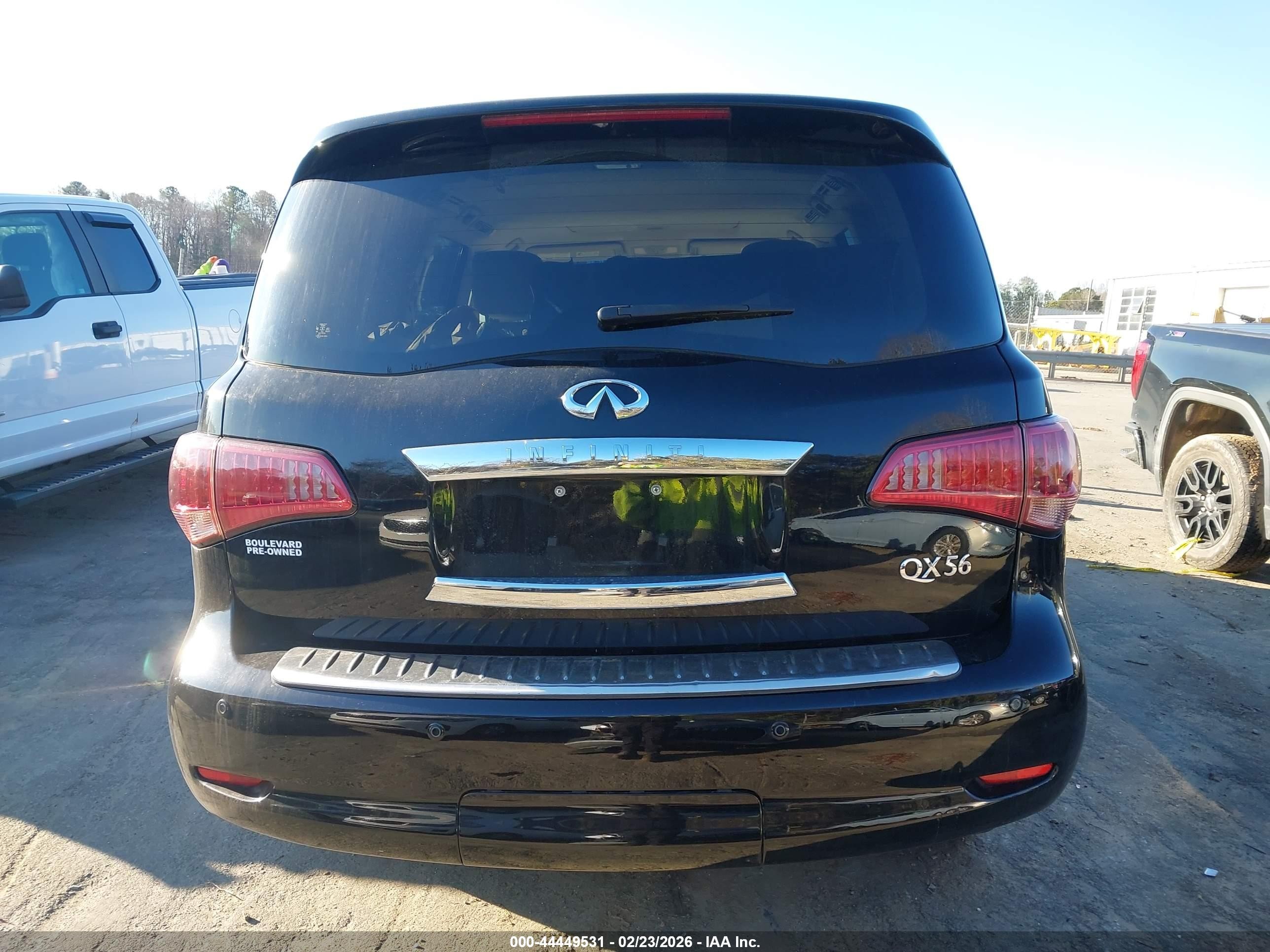 2013 Infiniti Qx56 Black vin: JN8AZ2NDXD9750111