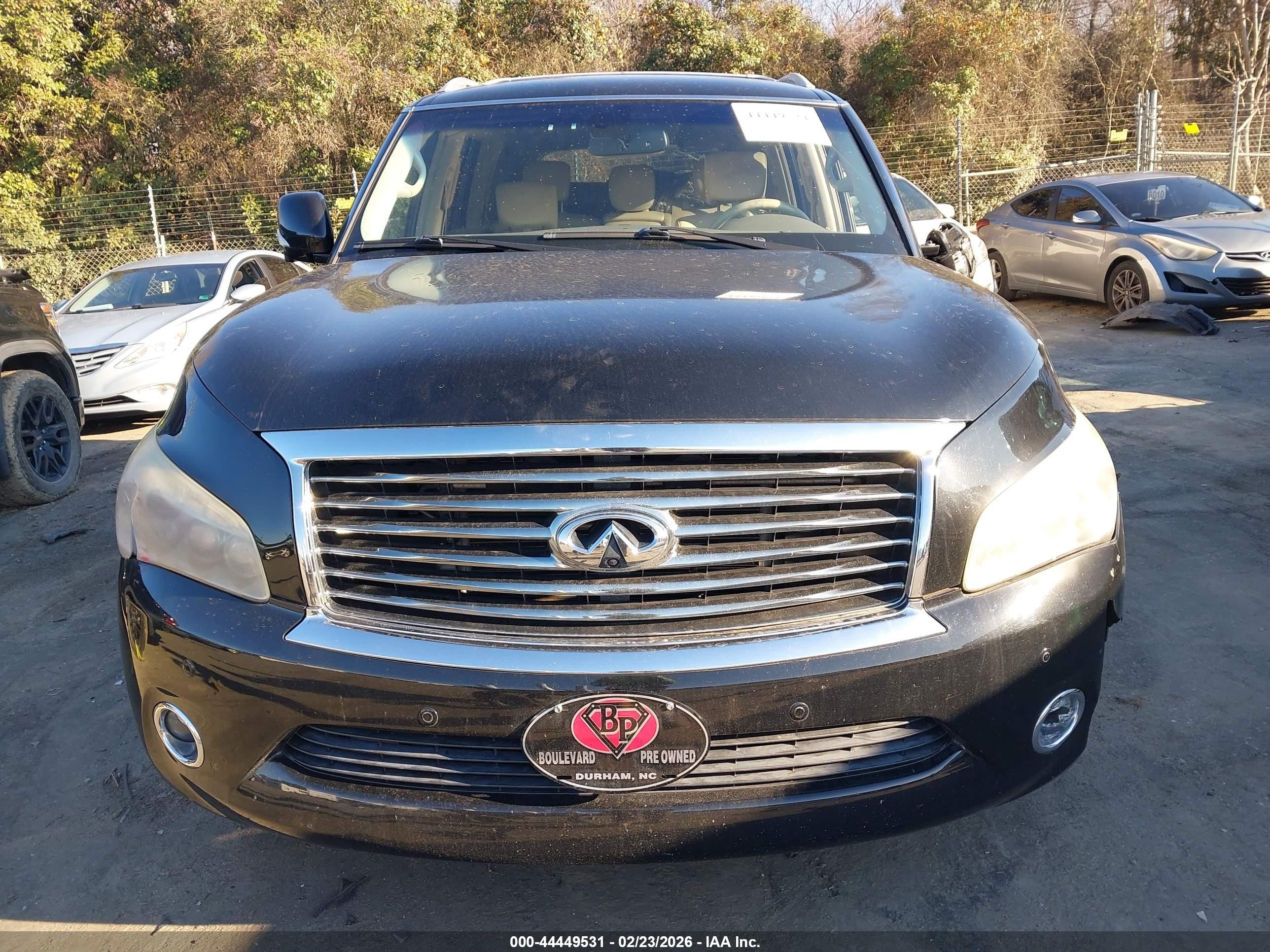 2013 Infiniti Qx56 Black vin: JN8AZ2NDXD9750111
