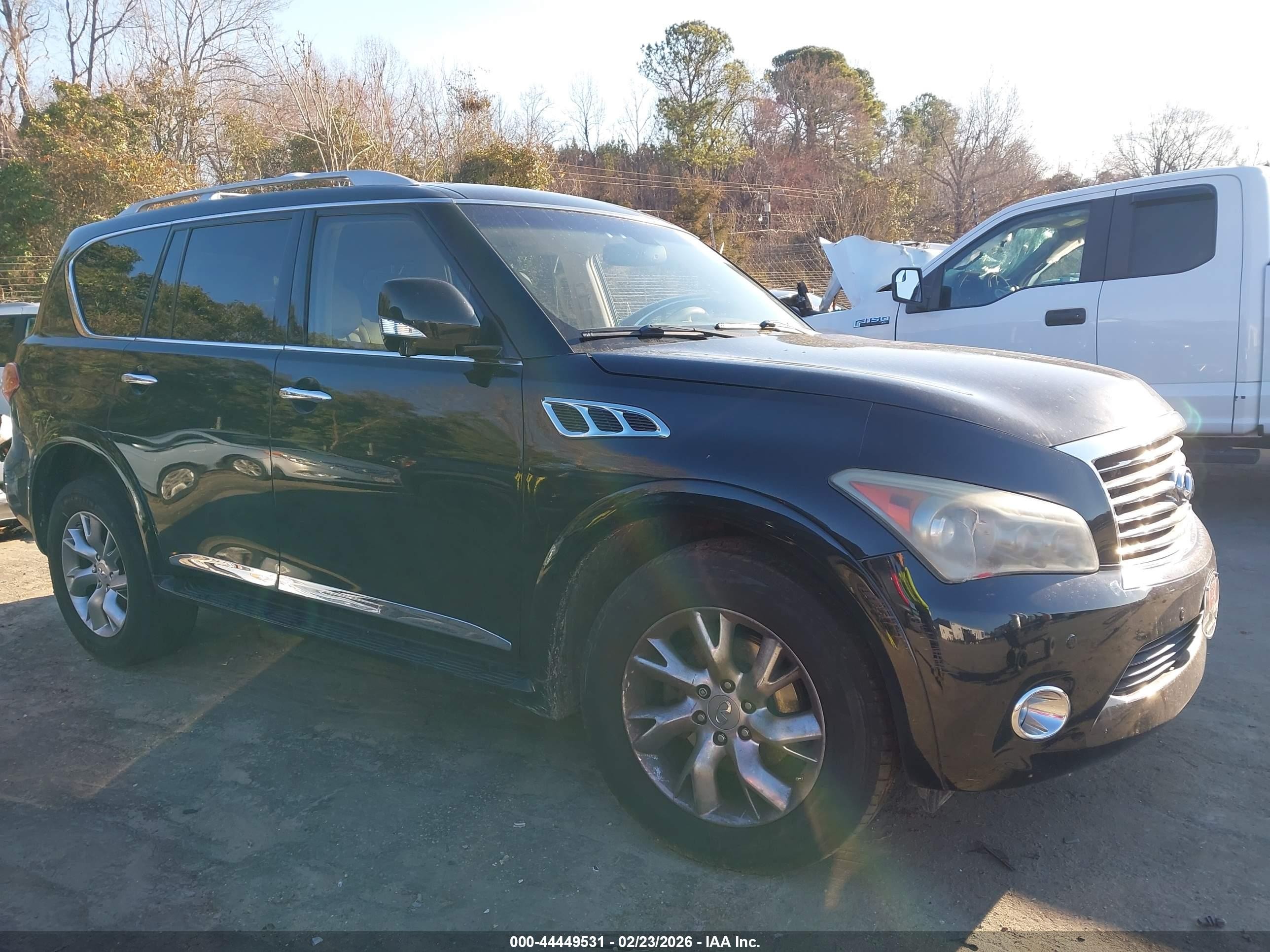 2013 Infiniti Qx56 Black vin: JN8AZ2NDXD9750111