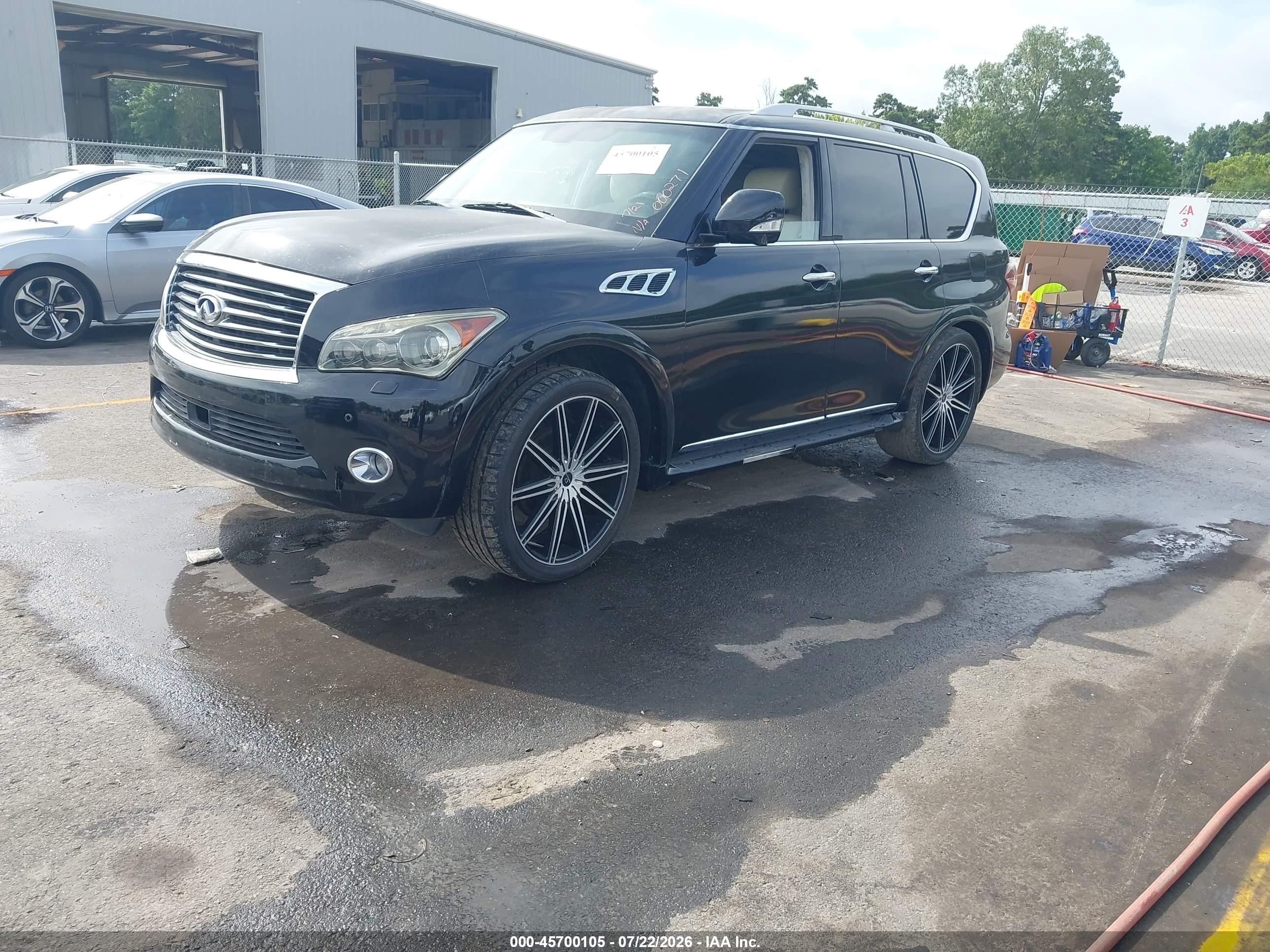 2011 Infiniti Qx56   Black vin: JN8AZ2NE0B9000271