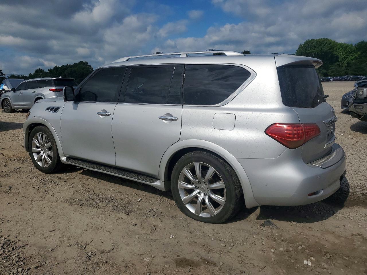 2011 Infiniti Qx56 Base Silver vin: JN8AZ2NE0B9007348