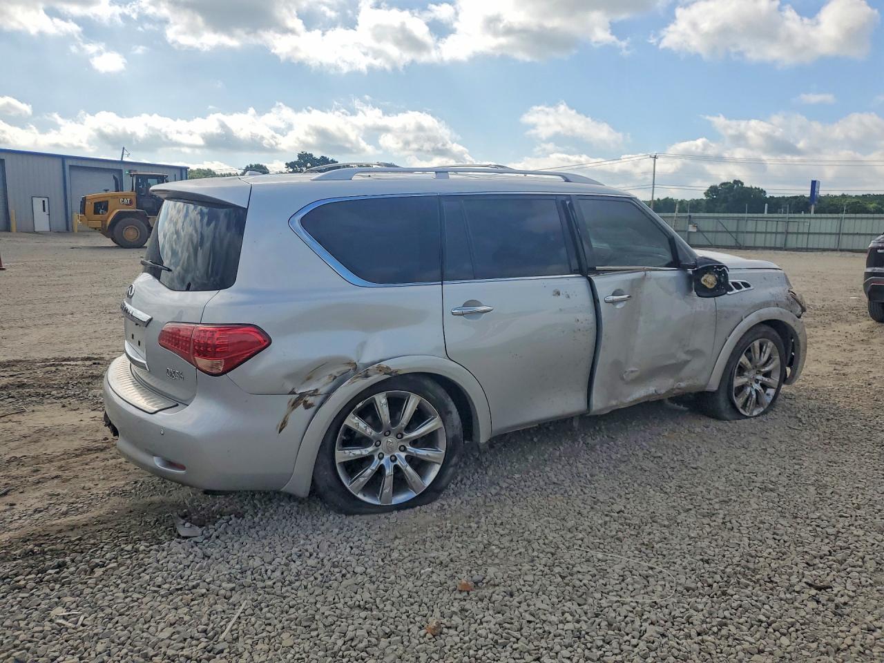 2011 Infiniti Qx56 Base Silver vin: JN8AZ2NE0B9007348
