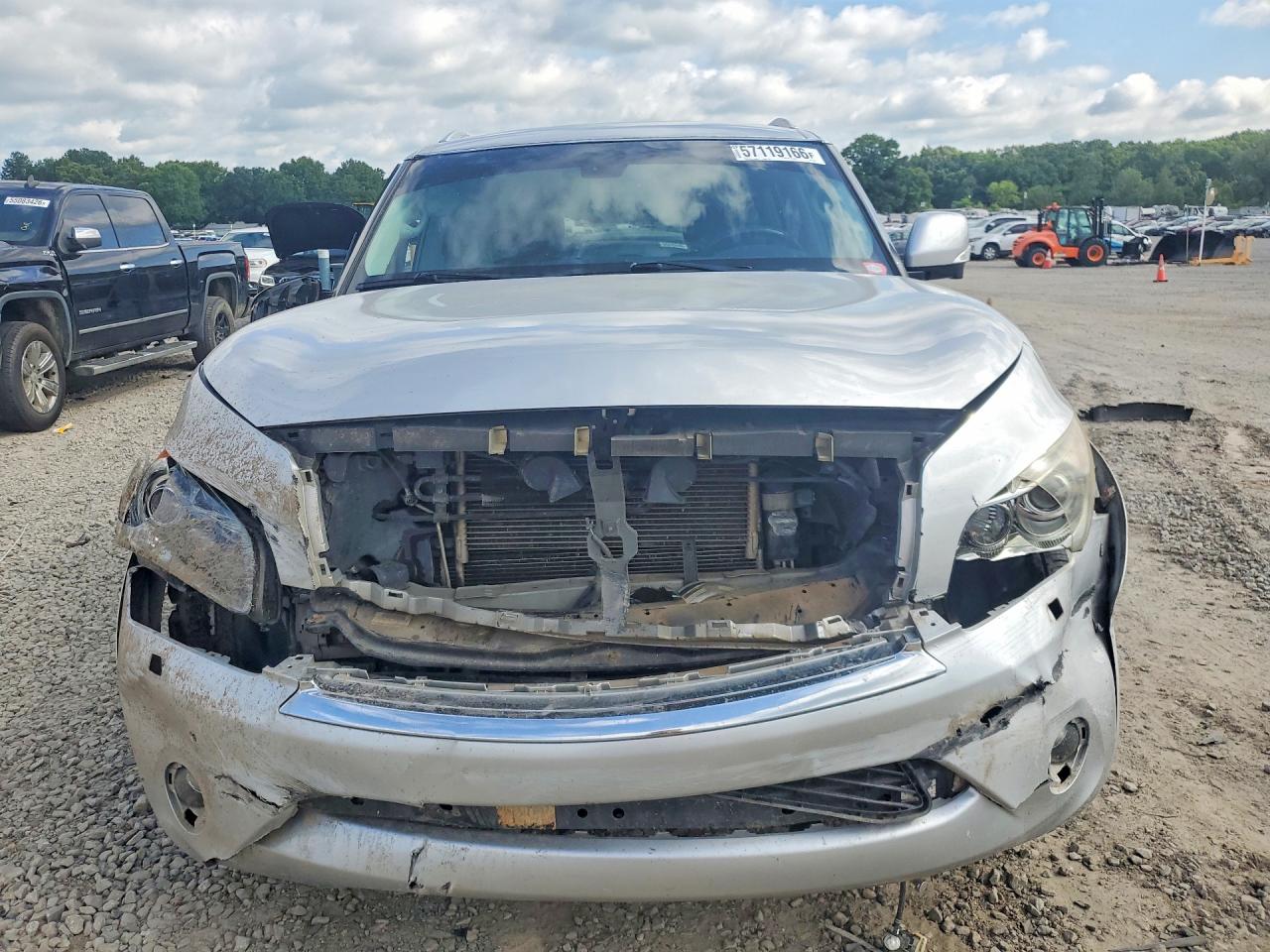 2011 Infiniti Qx56 Base Silver vin: JN8AZ2NE0B9007348