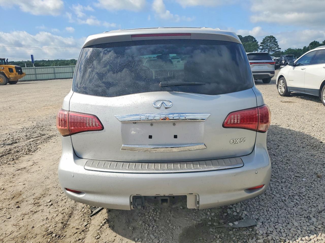 2011 Infiniti Qx56 Base Silver vin: JN8AZ2NE0B9007348