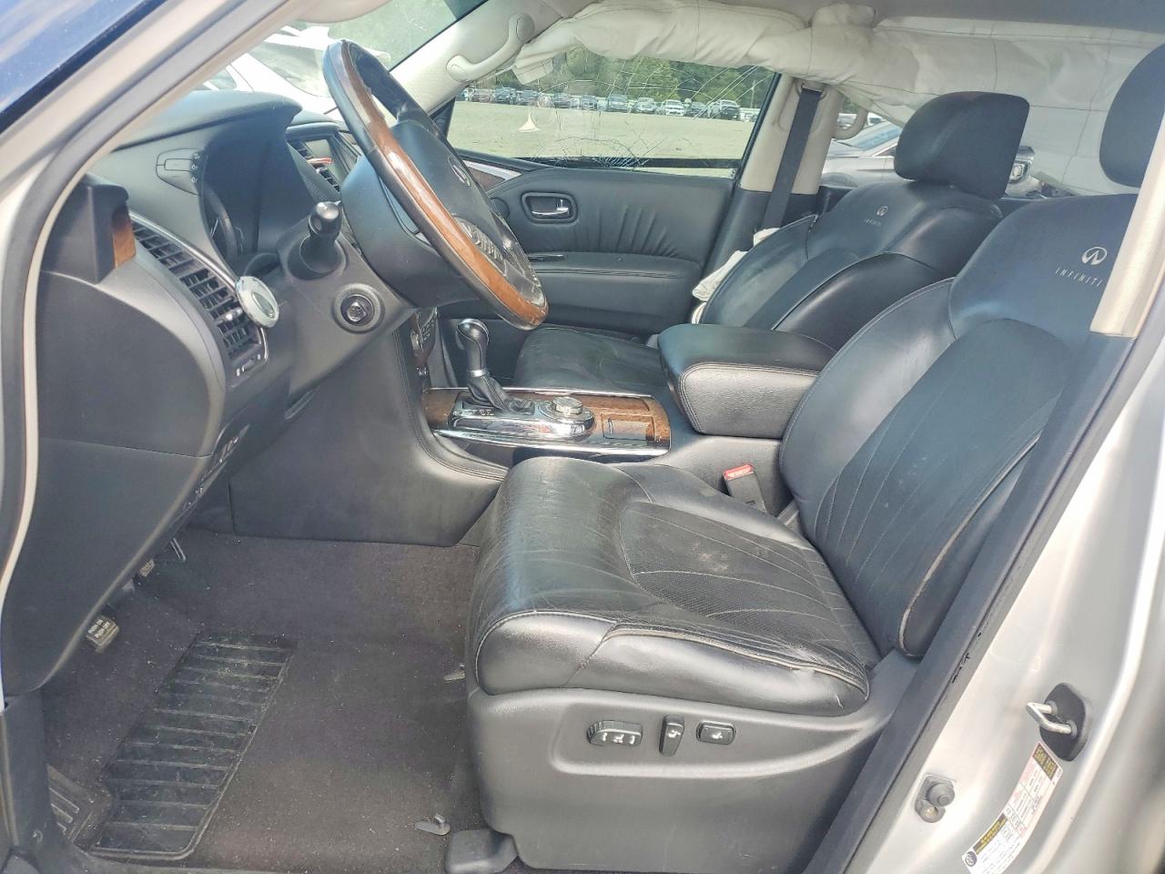 2011 Infiniti Qx56 Base Silver vin: JN8AZ2NE0B9007348