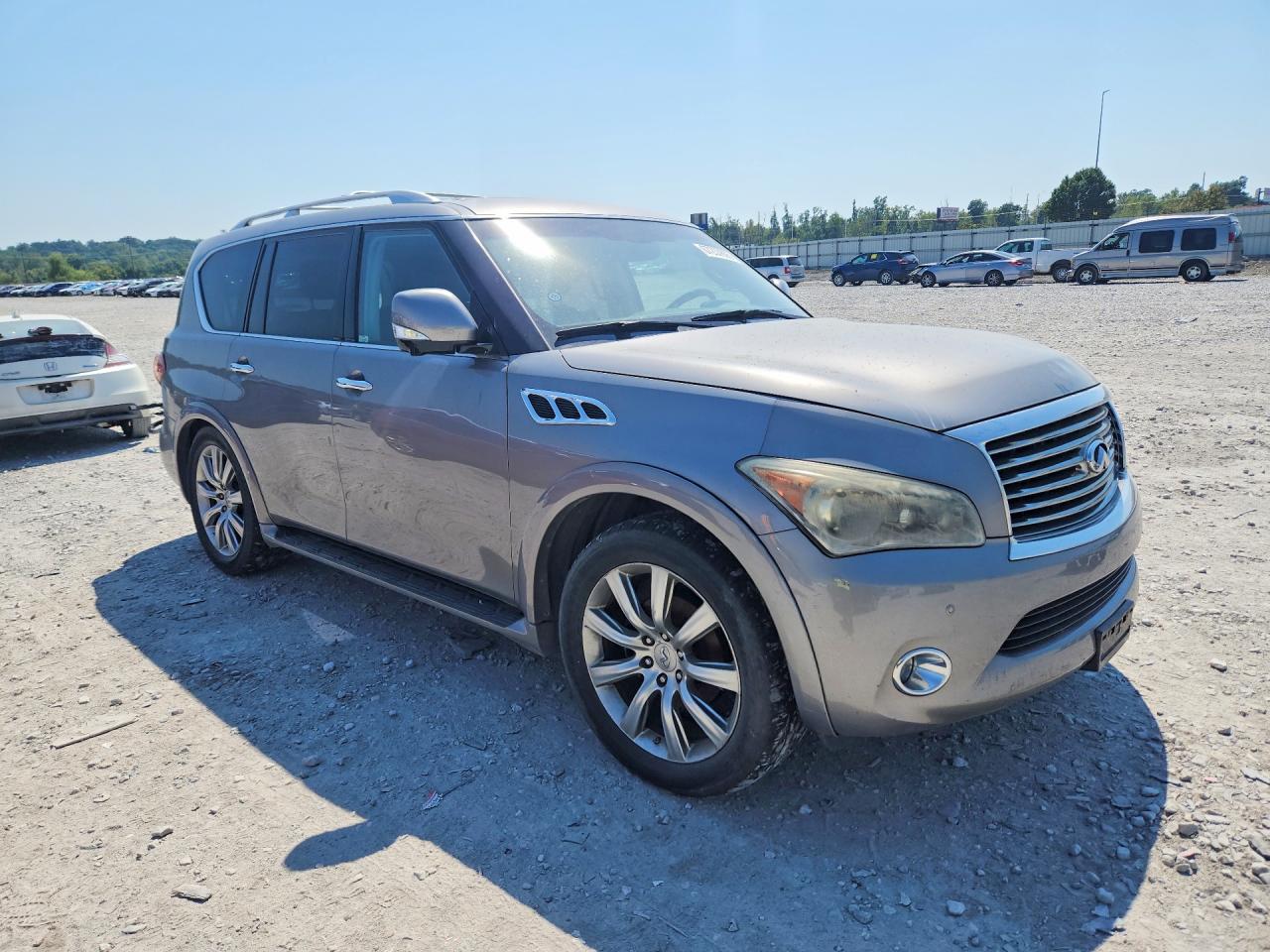 2012 Infiniti Qx56 Base Gray vin: JN8AZ2NE0C9016049