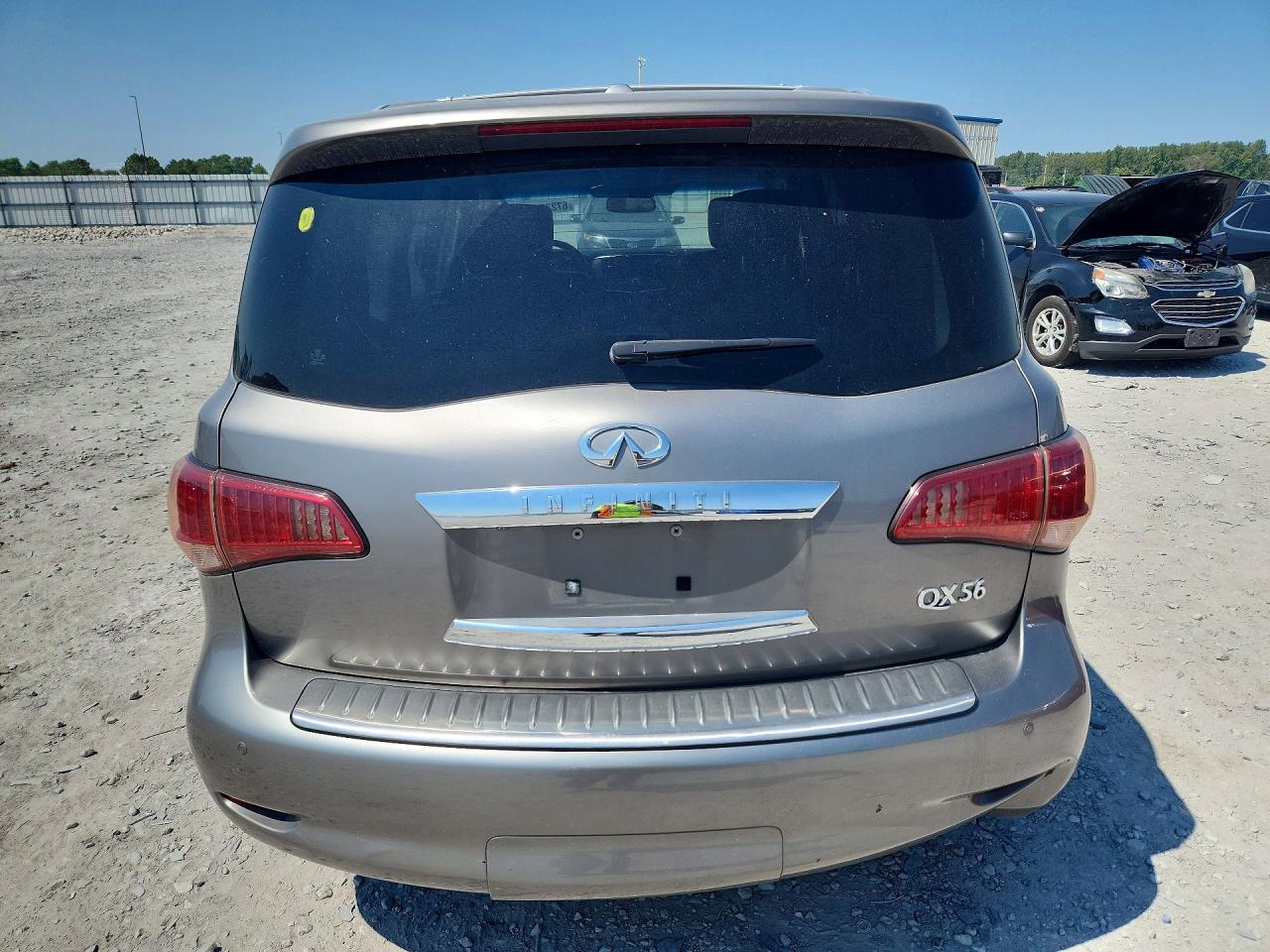 2012 Infiniti Qx56 Base Gray vin: JN8AZ2NE0C9016049