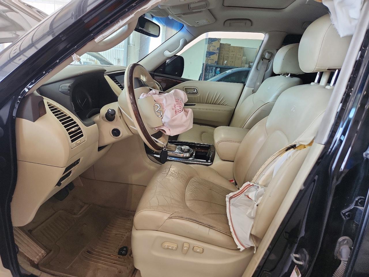 2012 Infiniti Qx56 Base Black vin: JN8AZ2NE0C9017136