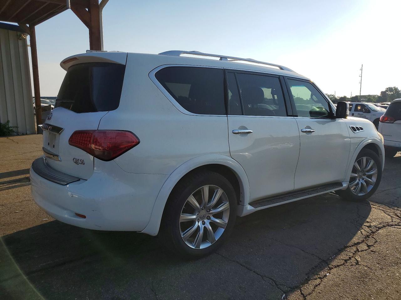 2012 Infiniti Qx56 Base Белый vin: JN8AZ2NE0C9017508