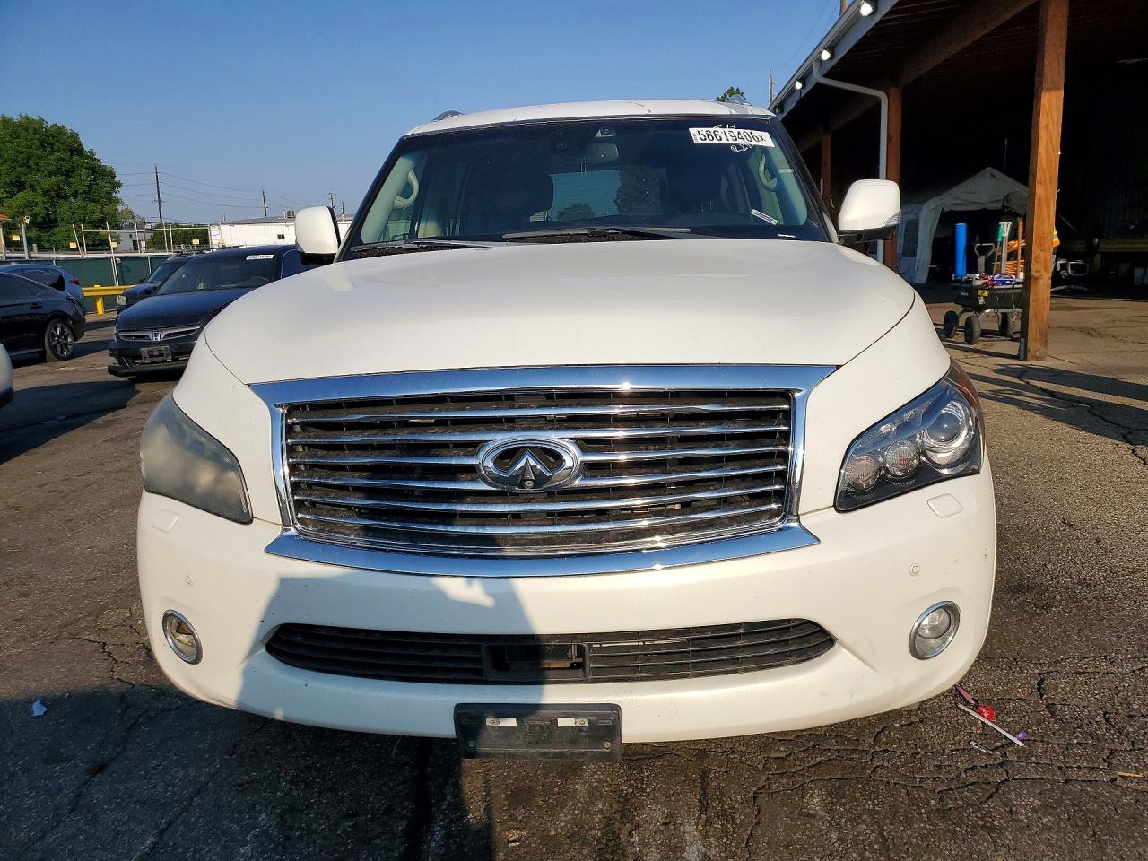 2012 Infiniti Qx56 Base Белый vin: JN8AZ2NE0C9017508