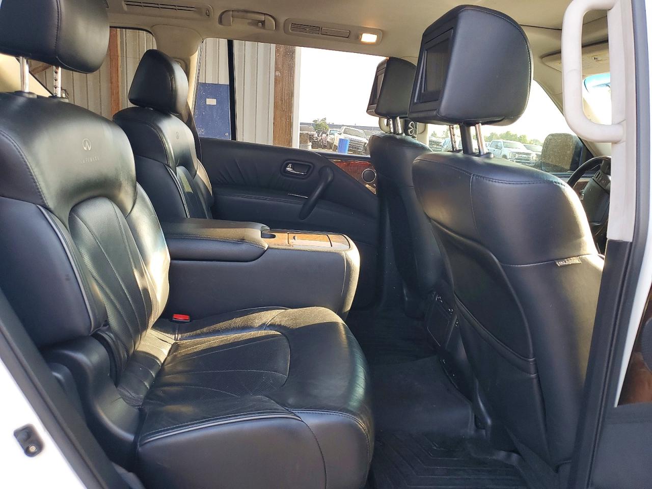 2012 Infiniti Qx56 Base Белый vin: JN8AZ2NE0C9017508