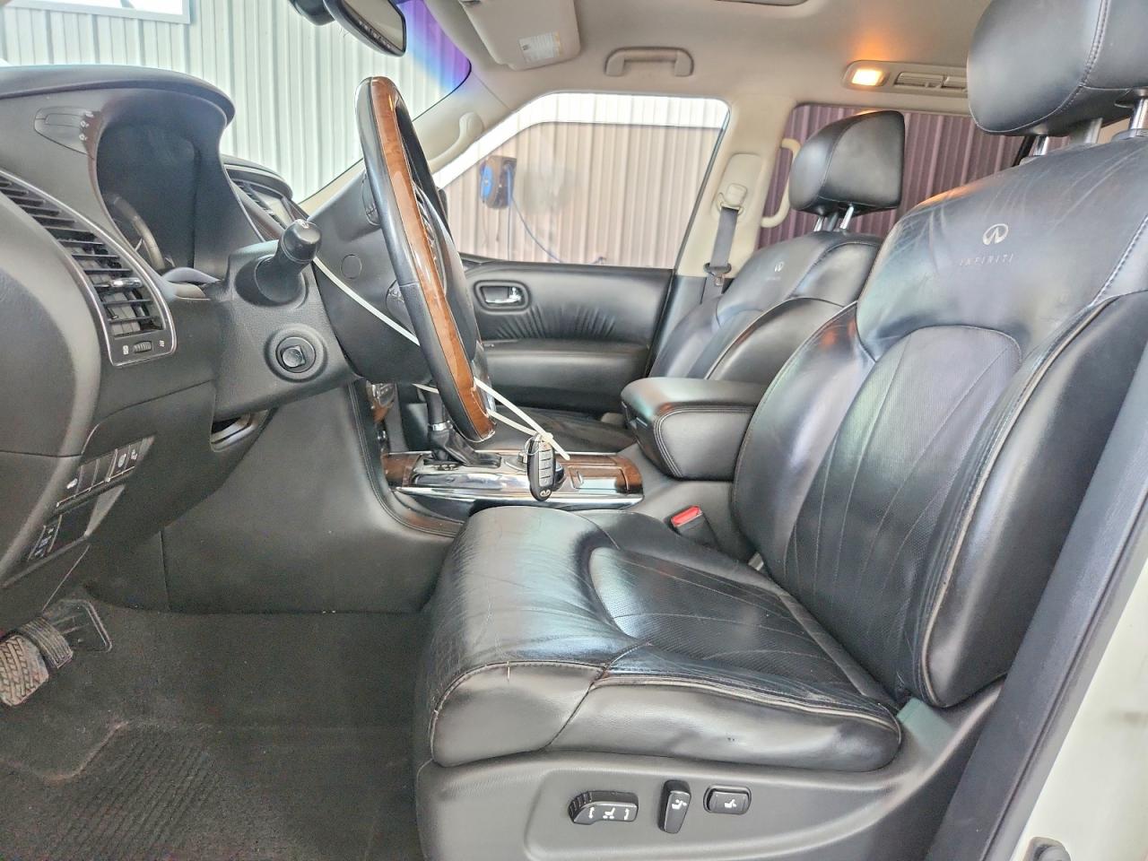 2014 Infiniti Qx80 Base White vin: JN8AZ2NE0E9064301