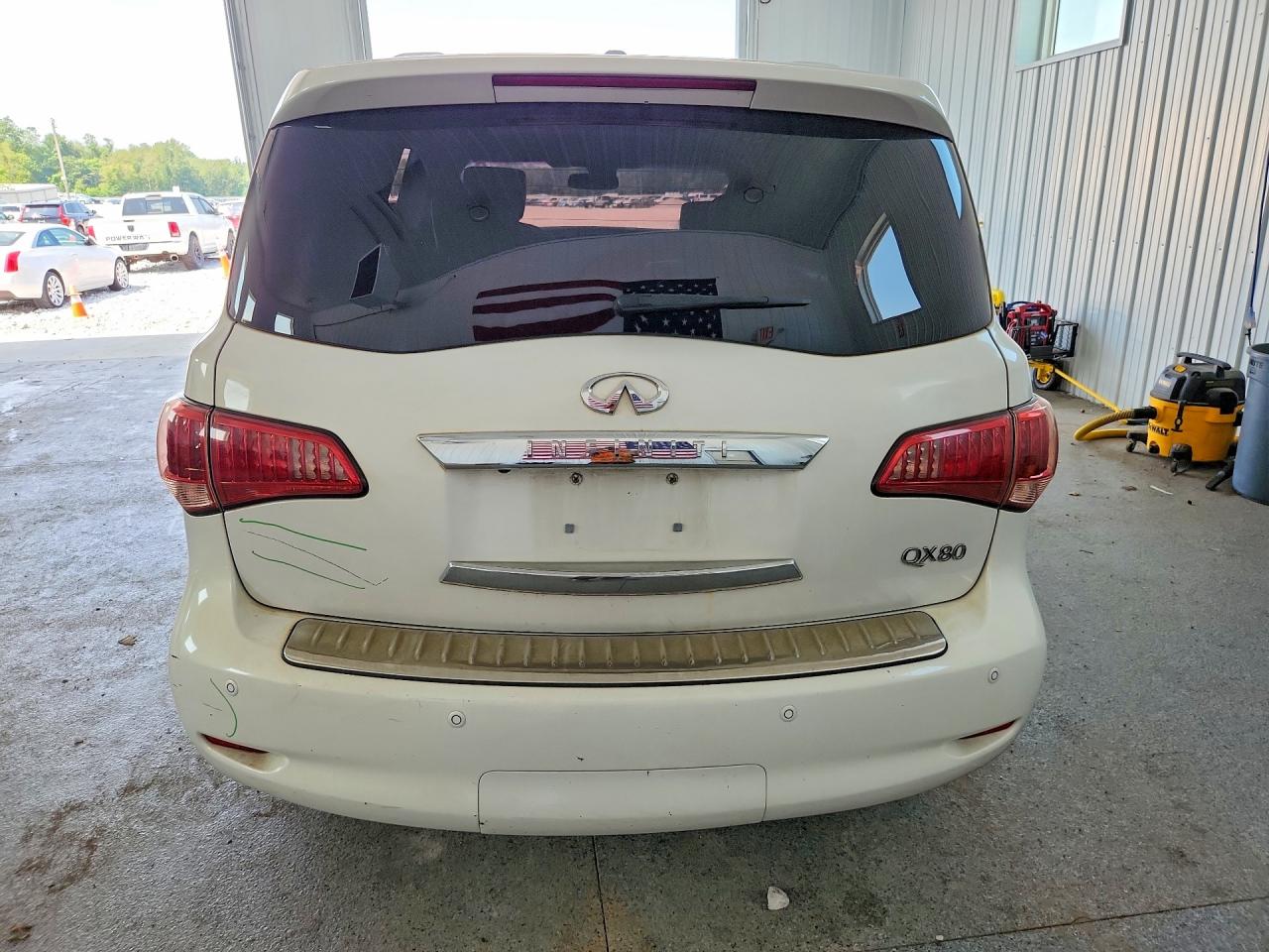 2014 Infiniti Qx80 Base White vin: JN8AZ2NE0E9064301