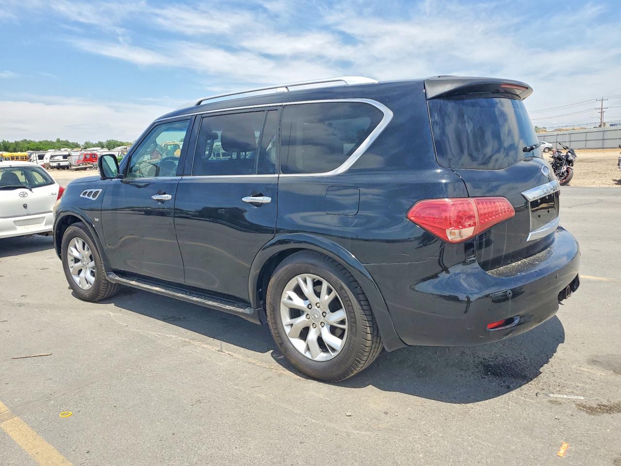 2014 Infiniti Qx80 Base Black vin: JN8AZ2NE0E9064797