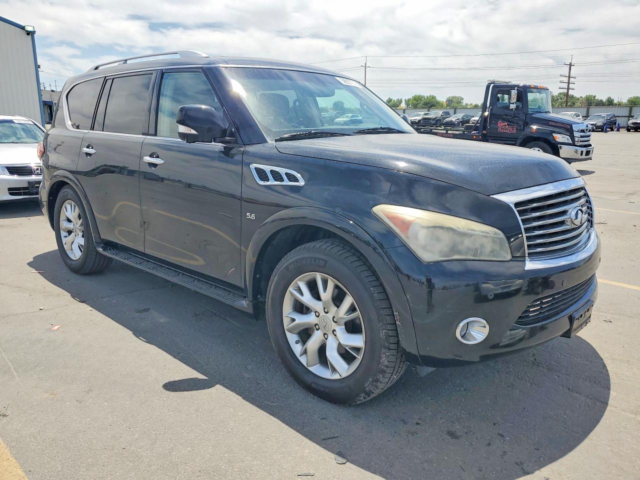 2014 Infiniti Qx80 Base Black vin: JN8AZ2NE0E9064797