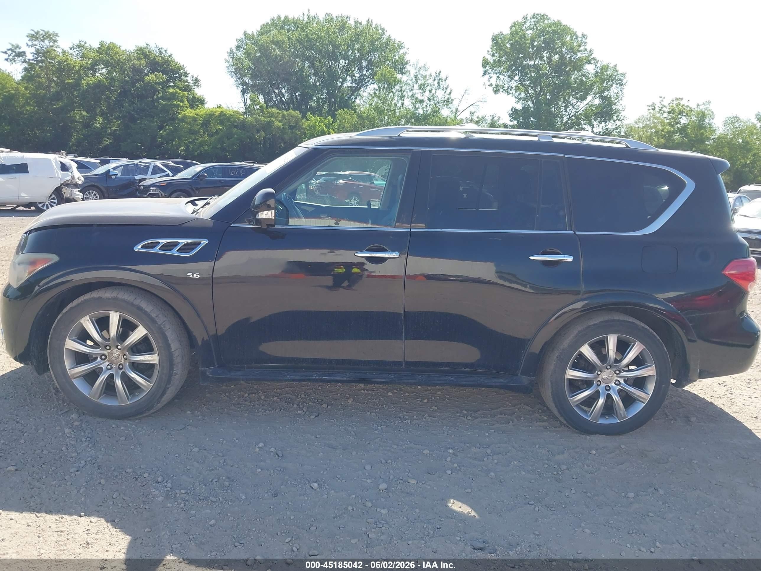 2014 Infiniti Qx80   Черный vin: JN8AZ2NE0E9066579
