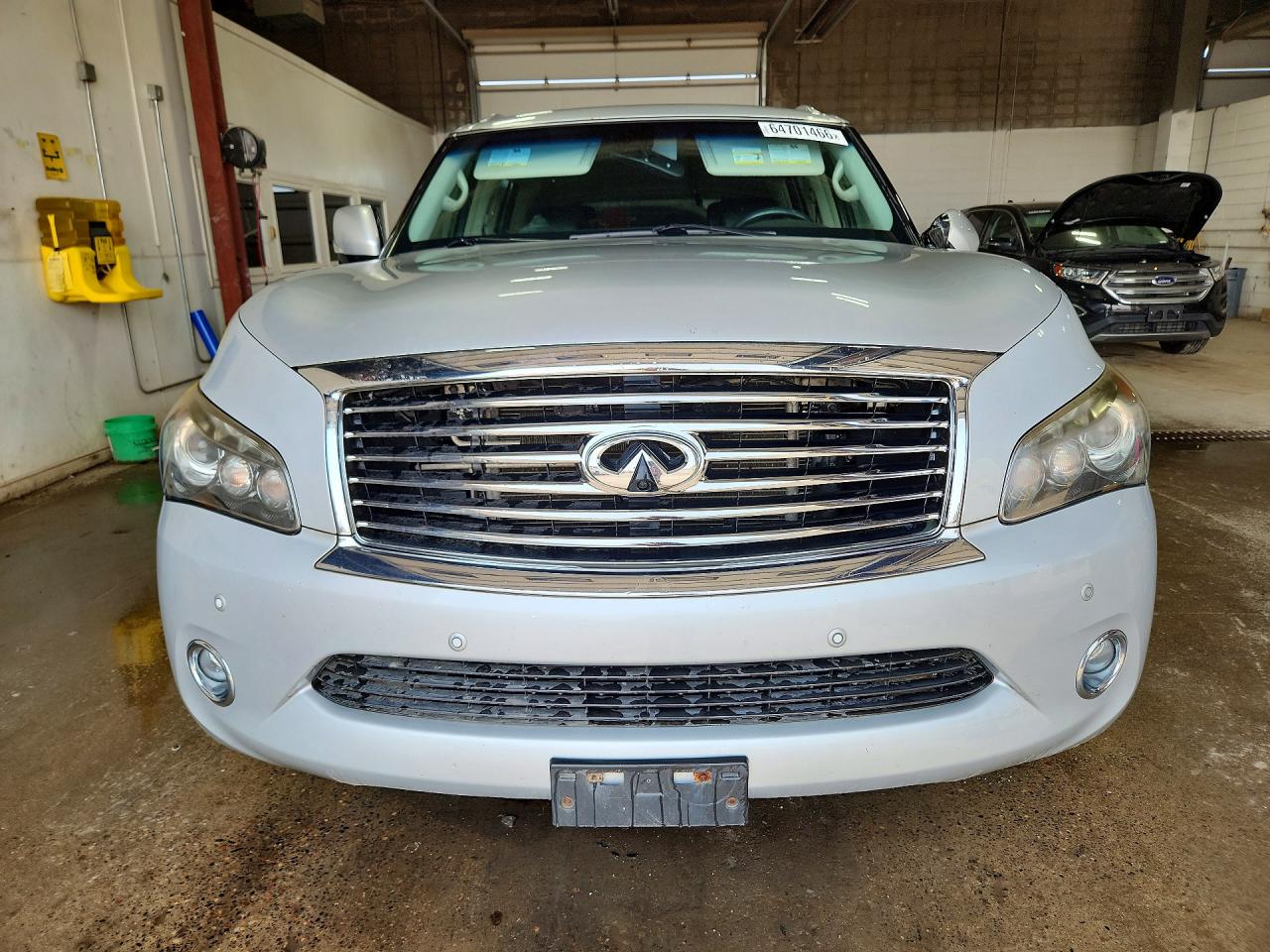 2014 Infiniti Qx80 Base Silver vin: JN8AZ2NE0E9067232